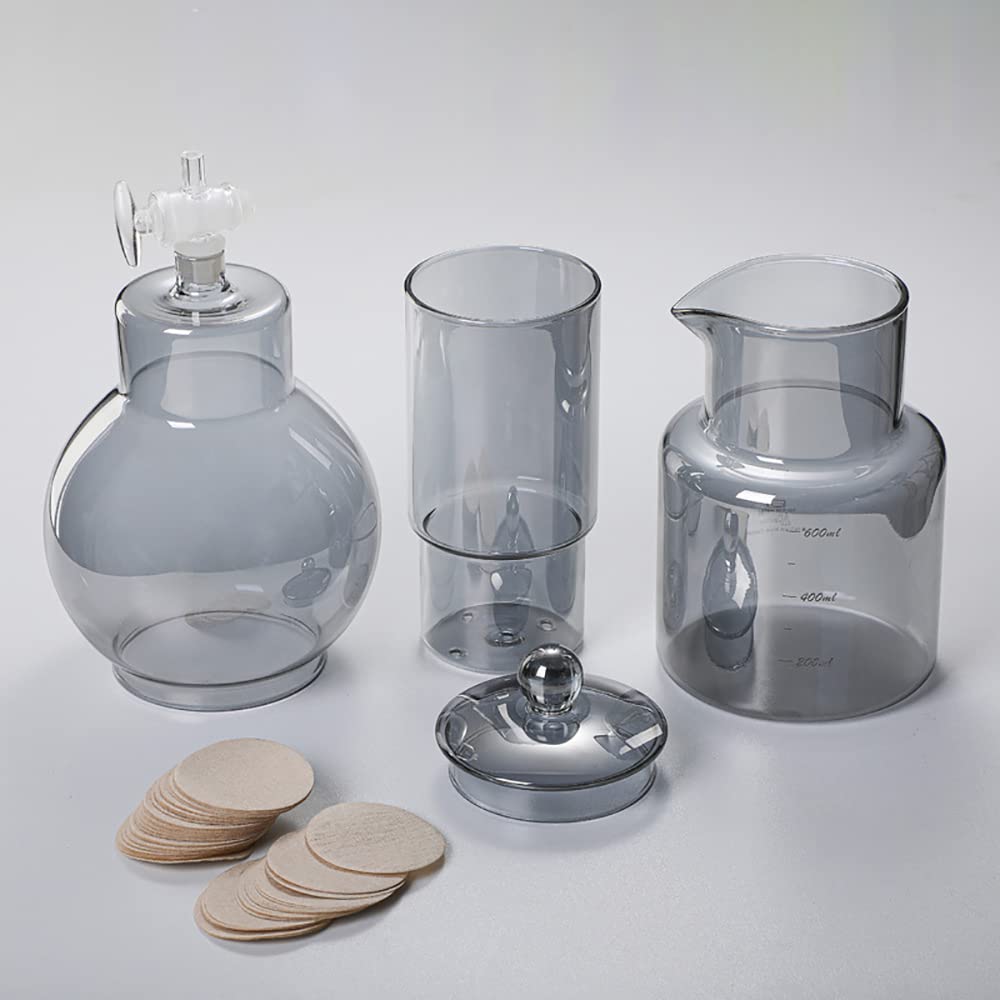 NA 600ml Glass Cold Brew Coffee Maker - Iced Drip Coffee for Home, Office & Cafe