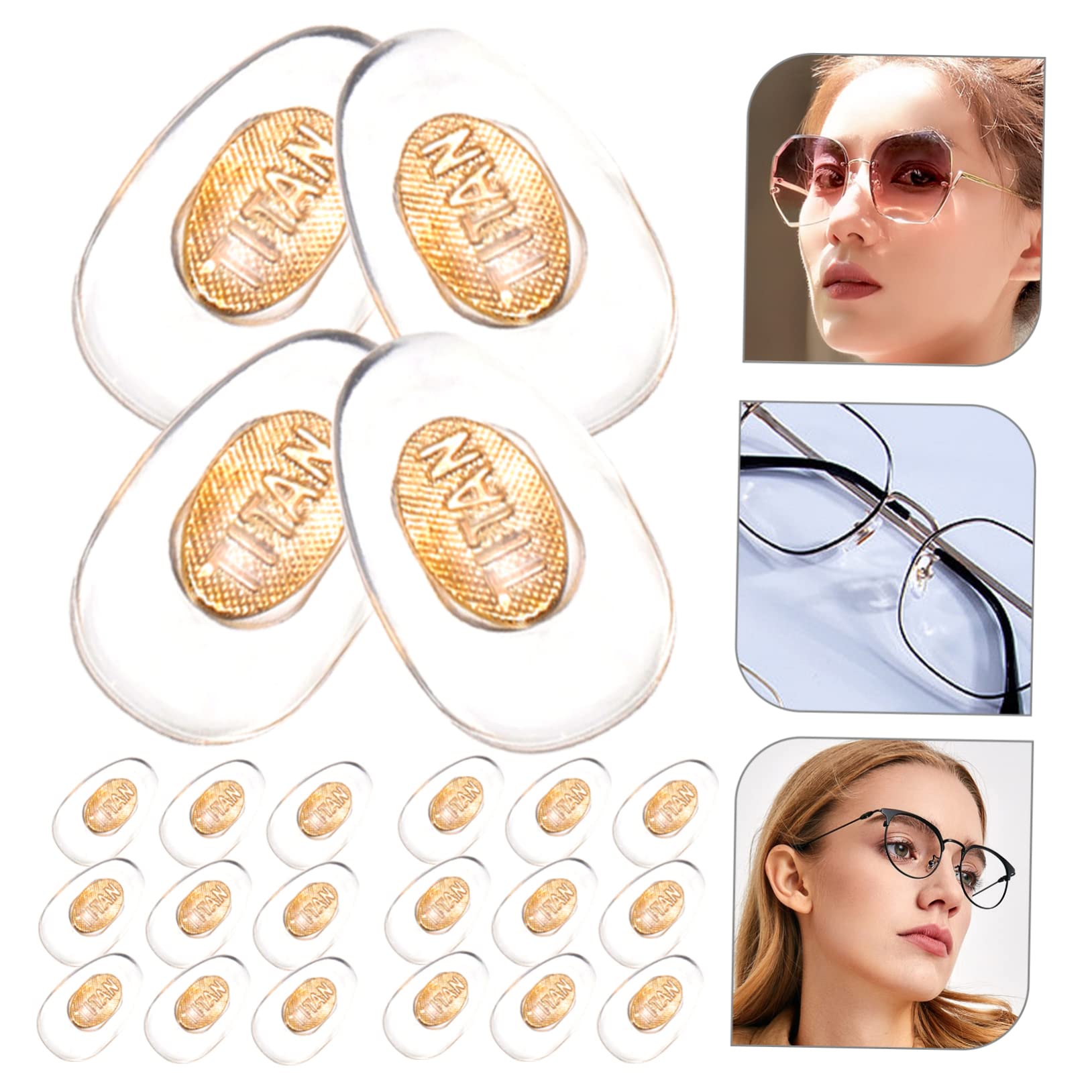 Premium Silicone Nose Pads for Glasses - 75 Pairs Comfortable Anti-Slip Eyewear Nose Pads Replacement - Ideal for Reading Glasses, Sunglasses & Safety Glasses - Reduce Pressure & Prevent Slipping