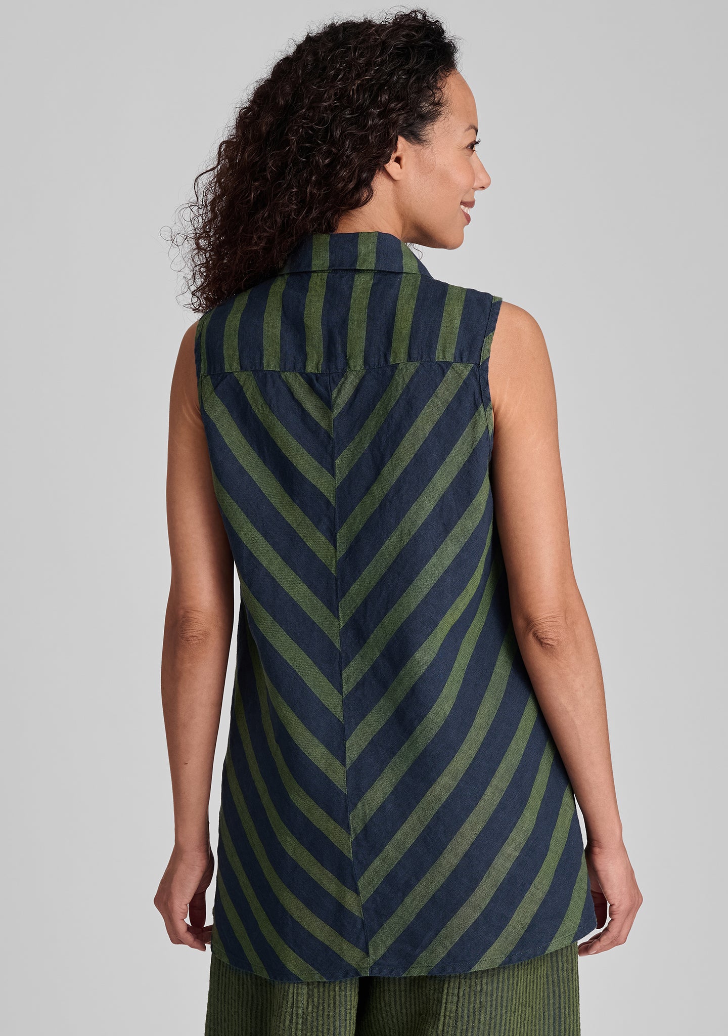 Skyline Blouse - Sleeveless Linen Blouse for Women | Breathable Summer Top | Perfect for Office, Beach & Casual Outings