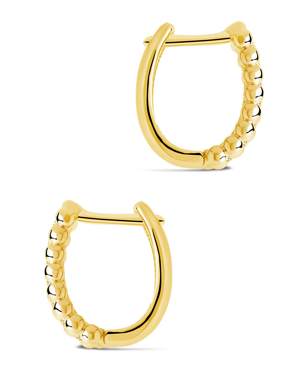 Ellerie CZ Micro Hoop Earrings - 14K Gold Plated Cubic Zirconia Small Hoop Earrings for Women, Dainty Everyday Jewelry Gift for Her | Perfect for Work, Date Night & Special Occasions