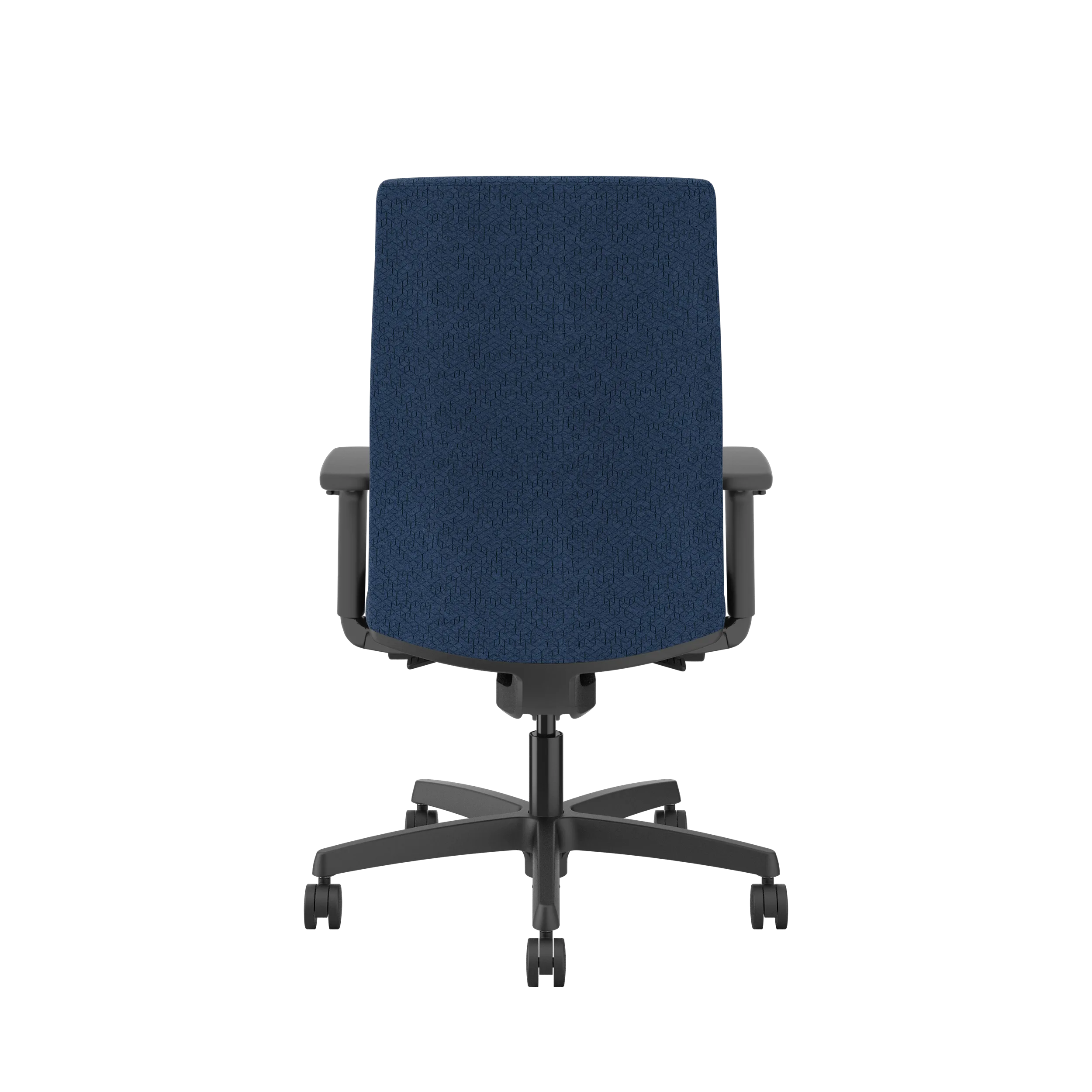 HON Ignition Upholstered Mid Back Office Chair - Ergonomic Mesh Task Chair with Adjustable Lumbar Support for Home & Office Workspace - Perfect for Long Hours of Computer Work and Video Conferencing