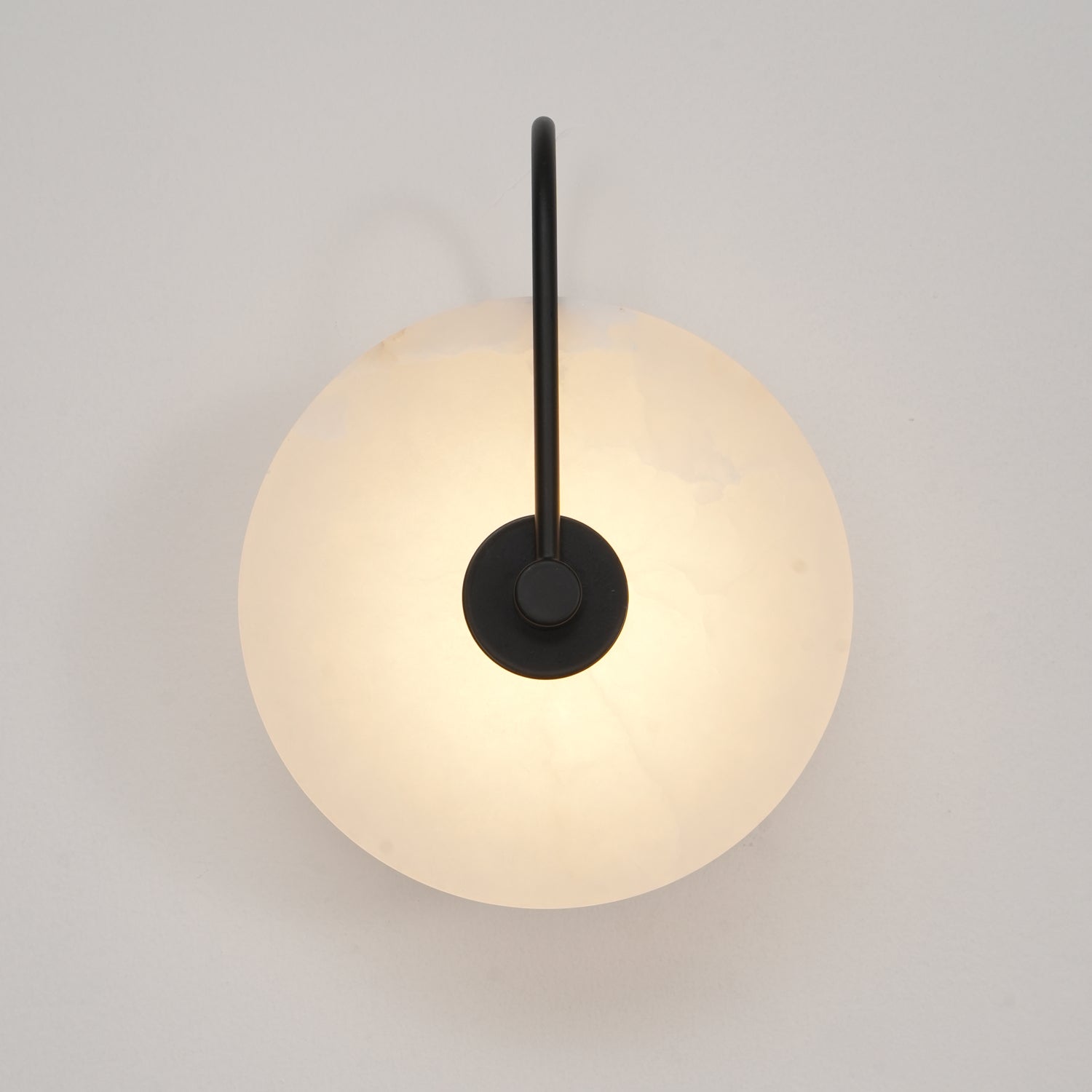 Modern Alabaster LED Wall Lamp - Energy Efficient Dimmable Light Fixture for Bedroom, Living Room & Hallway Decor