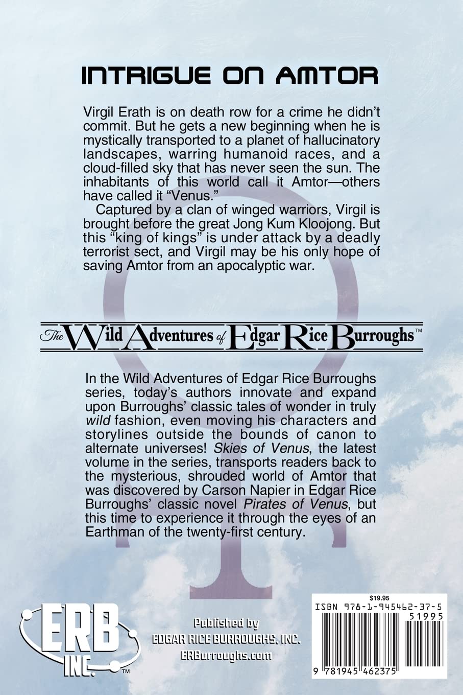 Skies of Venus: A Sci-Fi Adventure Novel of Amtor (The Wild Adventures of Edgar Rice Burroughs Book 11) - Perfect for Fantasy Readers & Edgar Rice Burroughs Fans