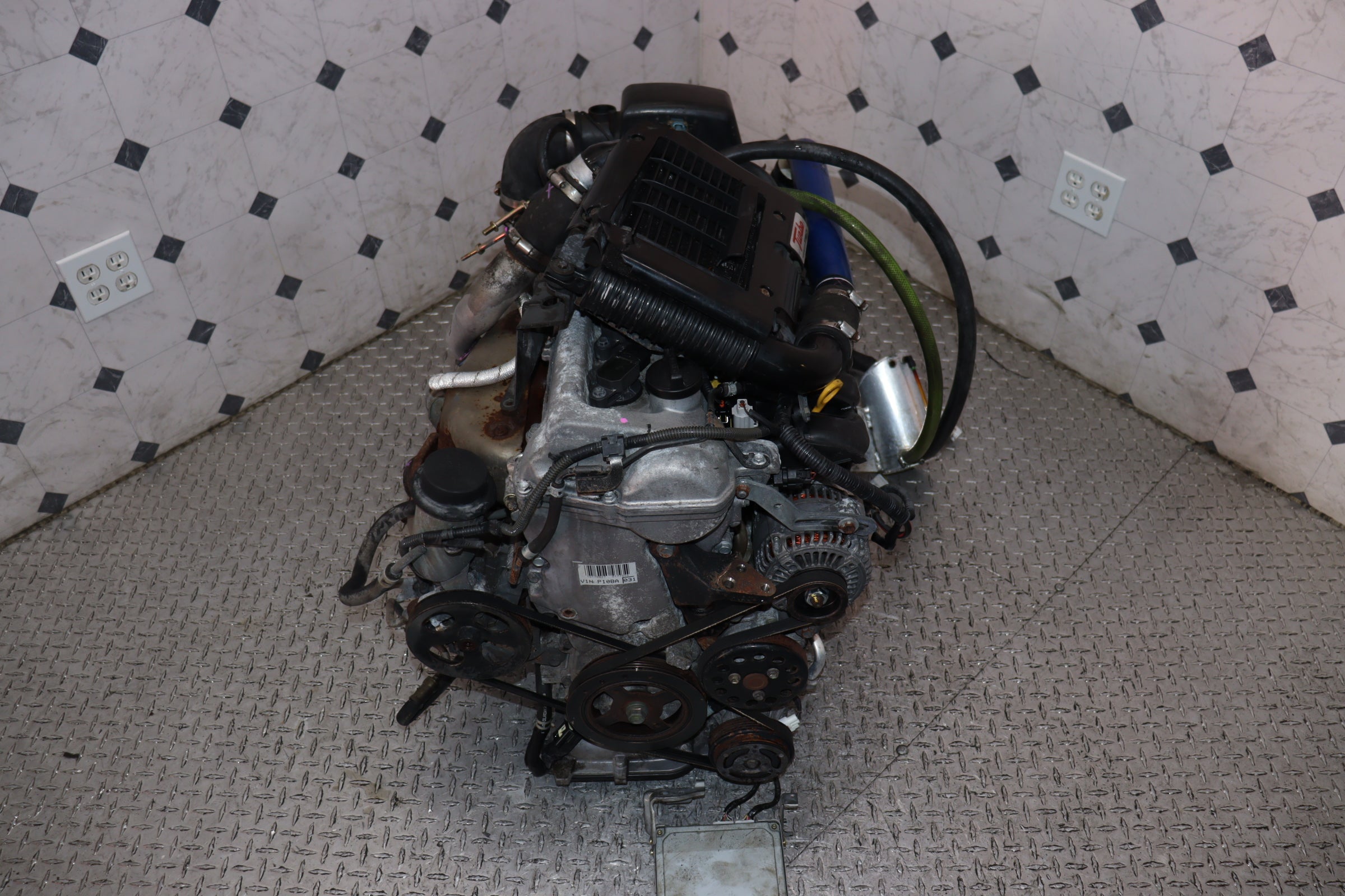 JDM 1NZ FET Turbo Engine & 5MT Vitz RS TRD Yaris 1.5L Performance Upgrade Kit - High-Performance Turbocharger & Manual Transmission for Toyota Yaris, Vitz - Perfect for Racing, Drifting & Street Tuning