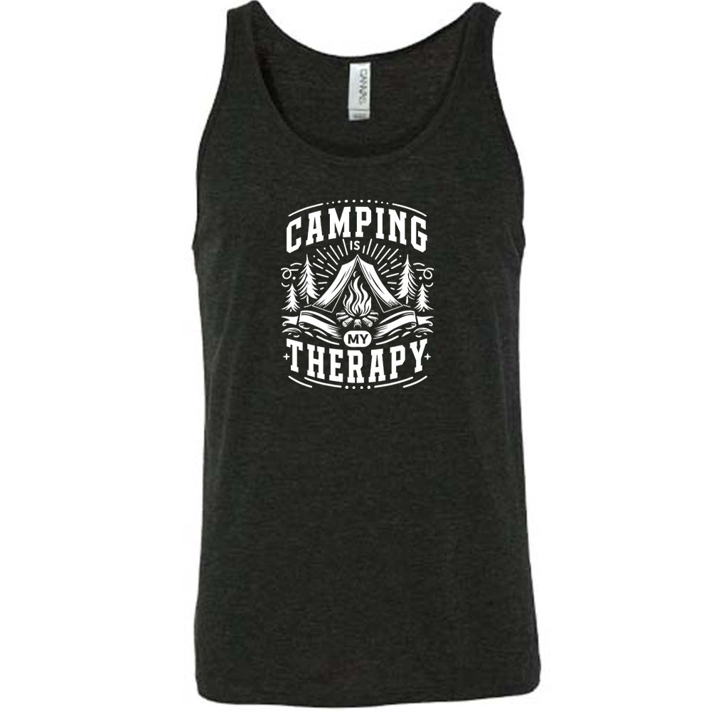 Unisex Camping Is My Therapy T-Shirt - Comfortable & Stylish for Outdoor Adventures, Hiking, and Relaxation