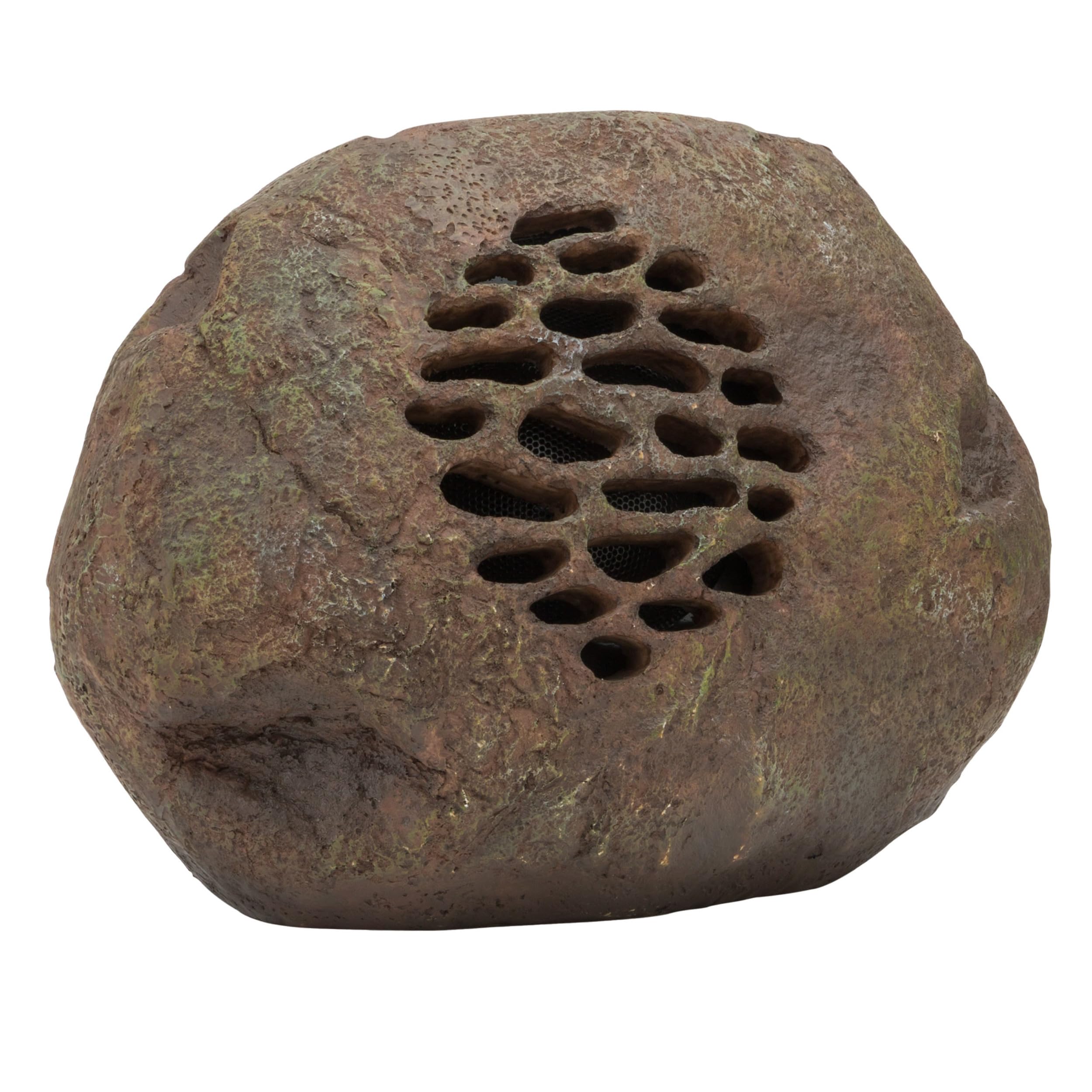Alpine Corporation Waterproof Bluetooth Solar-Powered Outdoor Wireless Rock Speakers (Set of 2) – 50ft Range, Durable Wireless Sound System for Patio, Garden, Yard & Pool – Perfect for Outdoor Parties, BBQs & Backyard Relaxation