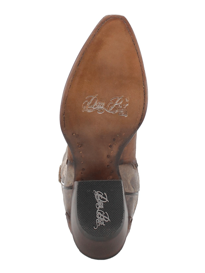 Dan Post DP4385 Women's Zoli Leather Cowboy Boots - Brown Western Riding Boots for Country Style & Outdoor Adventures
