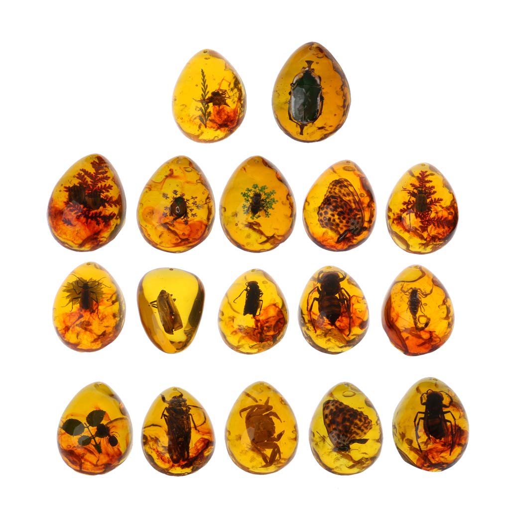 Natural Amber Butterfly Insect Stone Pendant Necklace for DIY Jewelry Making - Perfect for Handmade Necklaces, Bracelets & Boho Style Accessories