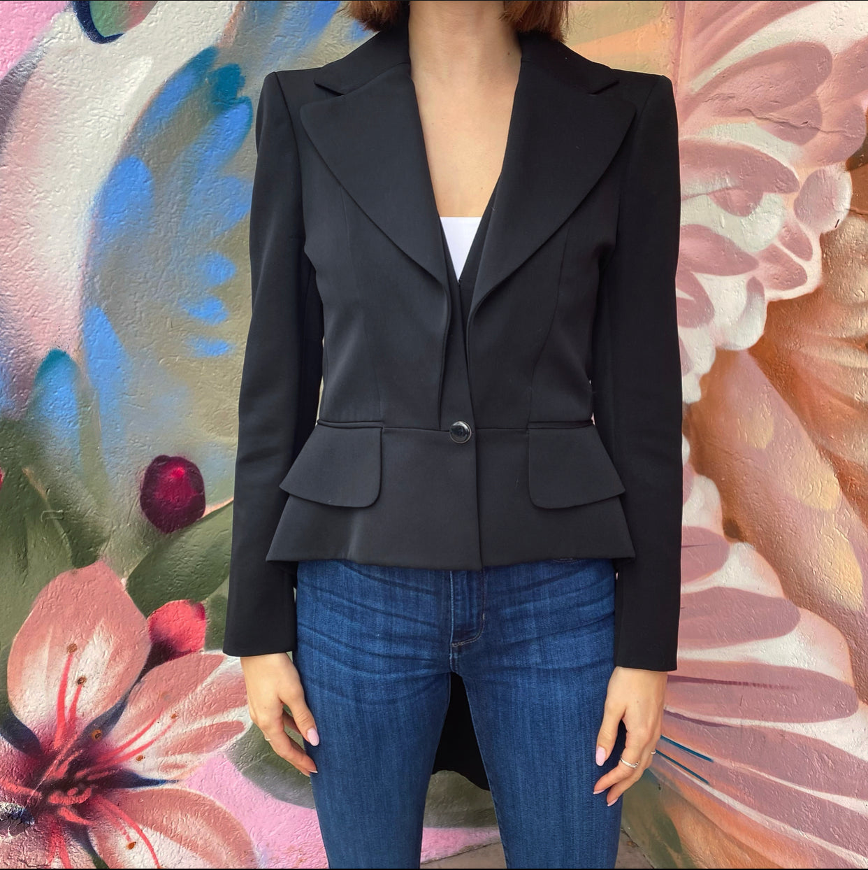 Alexander McQueen Fitted Black Tail Blazer for Men - Size IT42 / S - Perfect for Business Meetings, Weddings & Formal Events