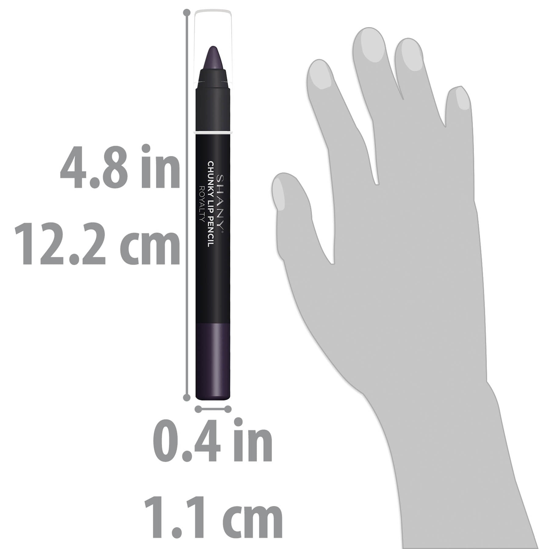SHANY Chunky Lipstick Lip Pencil - Long Lasting Matte Lip Liner for Bold Lip Looks | Perfect for Everyday Wear, Parties & Special Occasions