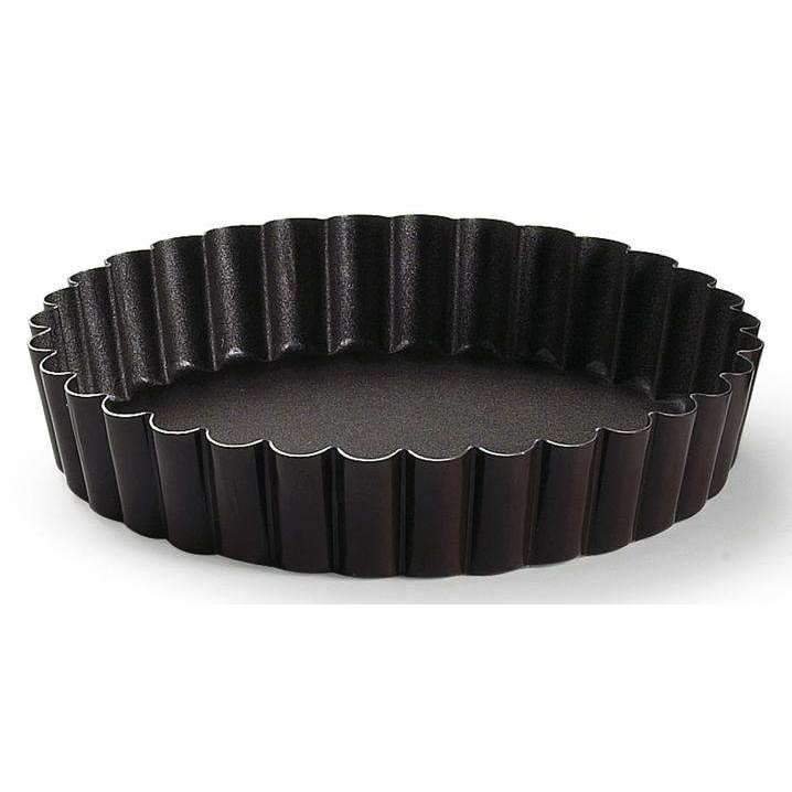 Non-Stick Round Fluted Tartlet Molds - 12 Pack Premium Baking Pans for Mini Pies, Quiches and Desserts | Perfect for Home Bakers and Professional Chefs