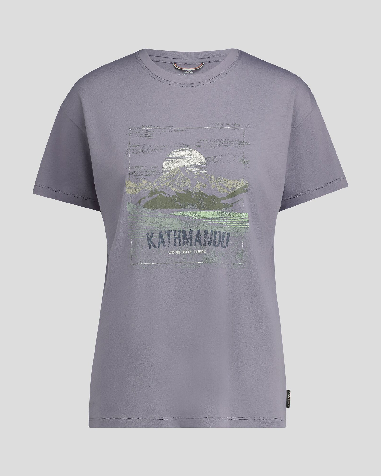 Organic Cotton Women's T-Shirt - Dark Haze | Soft & Breathable Casual Tee for Everyday Wear, Travel & Outdoor Activities
