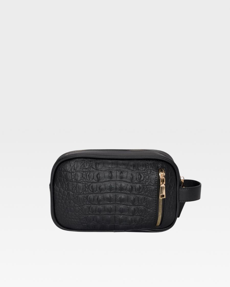 Apollo 2 Premium Travel Toiletry Bag - Waterproof Black Hanging Cosmetic Organizer for Men & Women | Perfect for Airplane, Gym, Camping & Business Trips