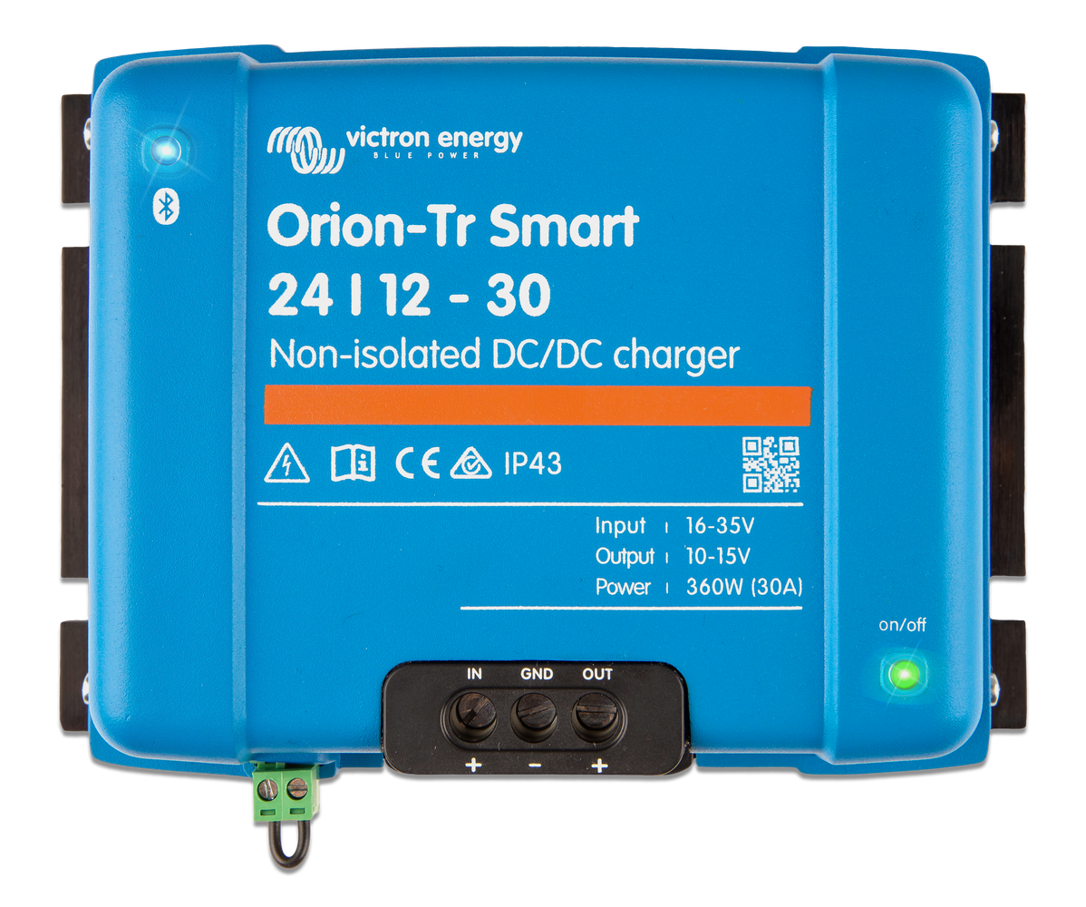 Victron Energy Orion Tr Smart 24/12 30A (360W) Non-Isolated DC-DC Charger - Perfect for RVs, Boats, and Off-Grid Solar Power Systems