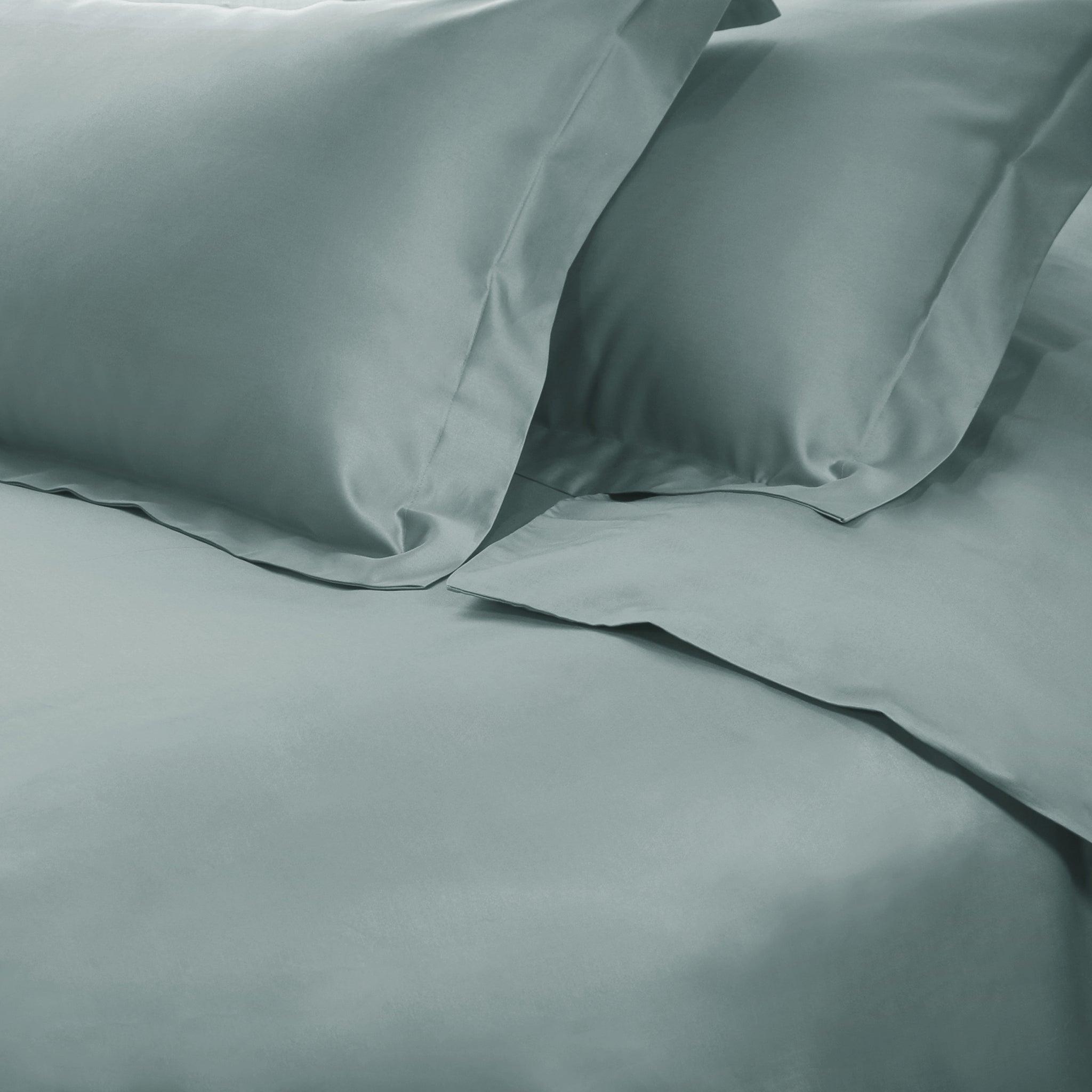 Premium Egyptian Cotton 650 Thread Count Duvet Cover Set - Ultra Soft Queen/King Size Bedding for Luxury Hotels & Master Bedrooms