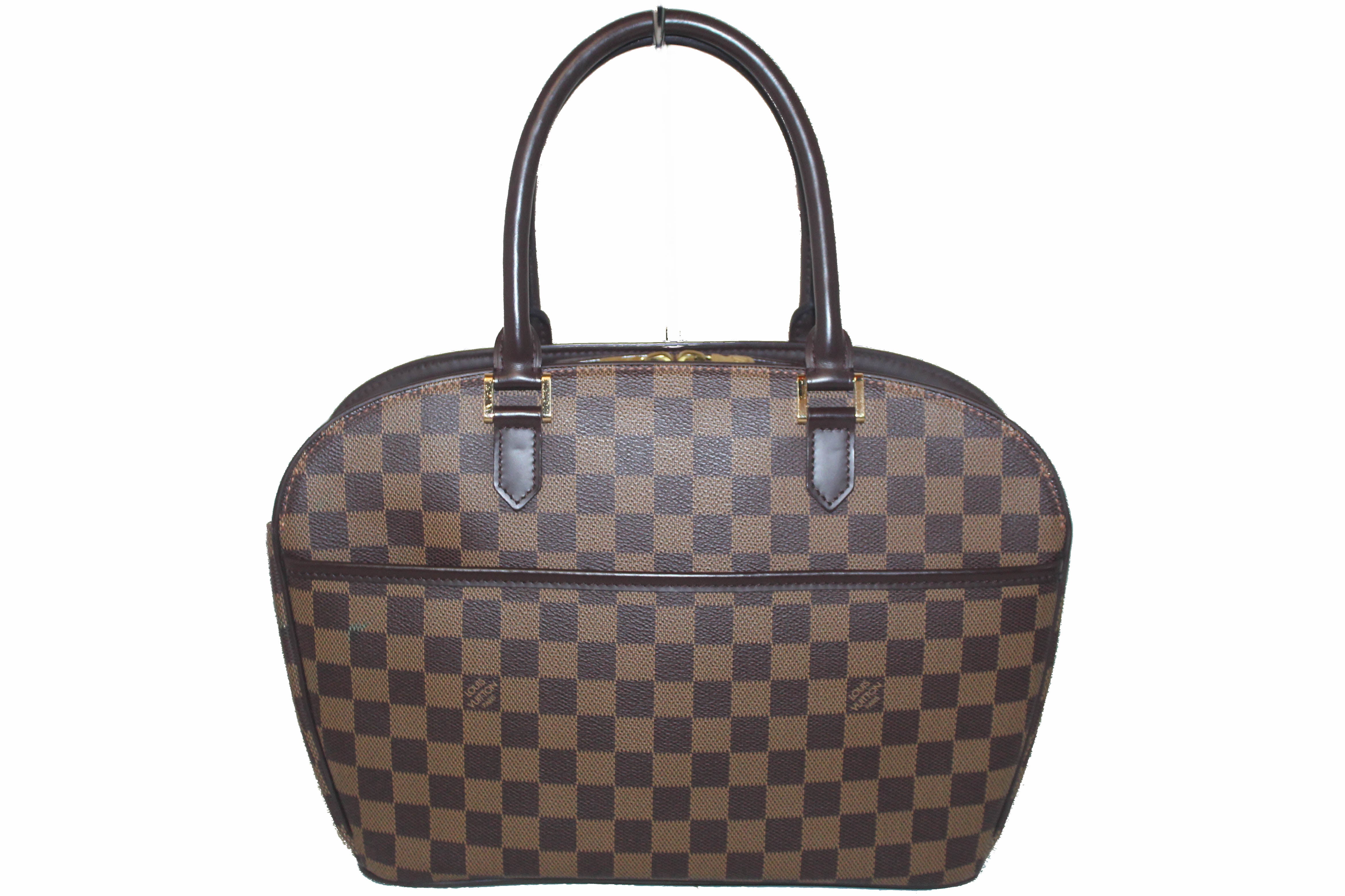 Authentic Louis Vuitton Damier Ebene Sarria Handbag for Women | Luxury Designer Crossbody Purse | Perfect for Work, Travel & Evening Events