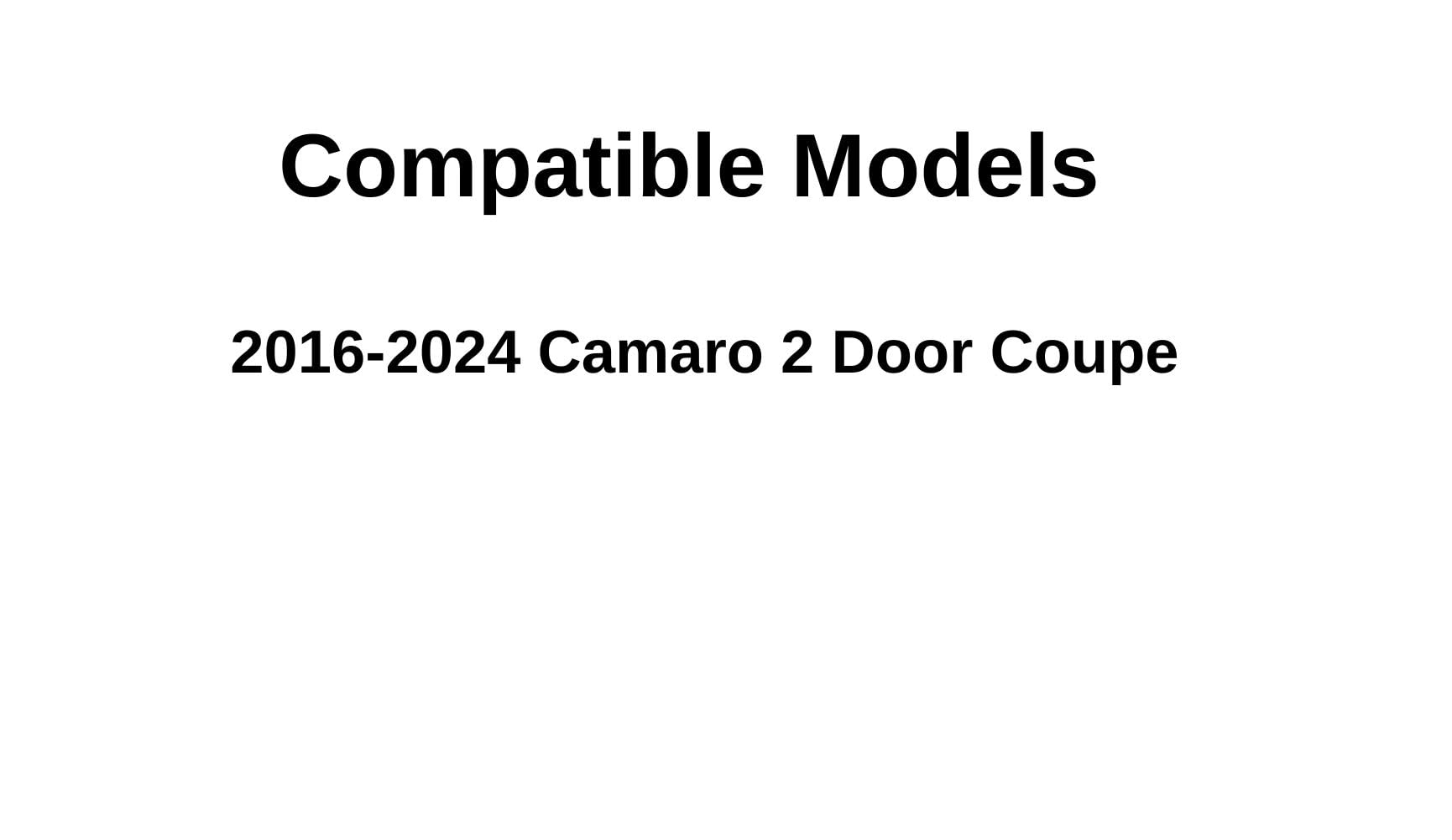 Chevrolet Camaro 2016-2024 Driver Side Window Glass Replacement - Left Door Glass for 2 Door Coupe Models | Perfect for Auto Repair & Window Replacement