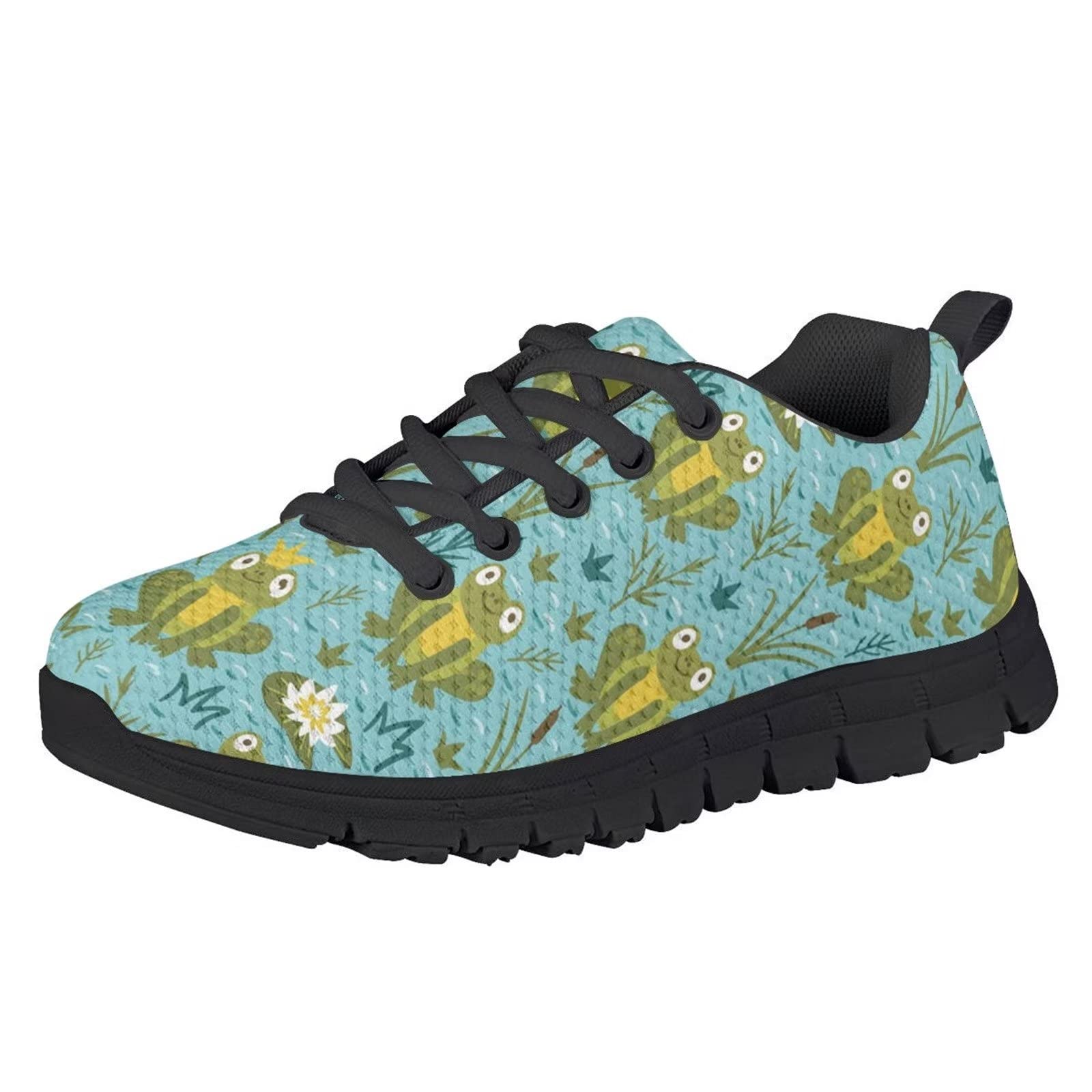 Leopard Print Running Shoes for Girls - Comfortable Lightweight Kids Sneakers for Walking, Tennis & Sports | Animal Skin Design | Perfect Gift for Active Girls | Great for School, Play & Outdoor Activities