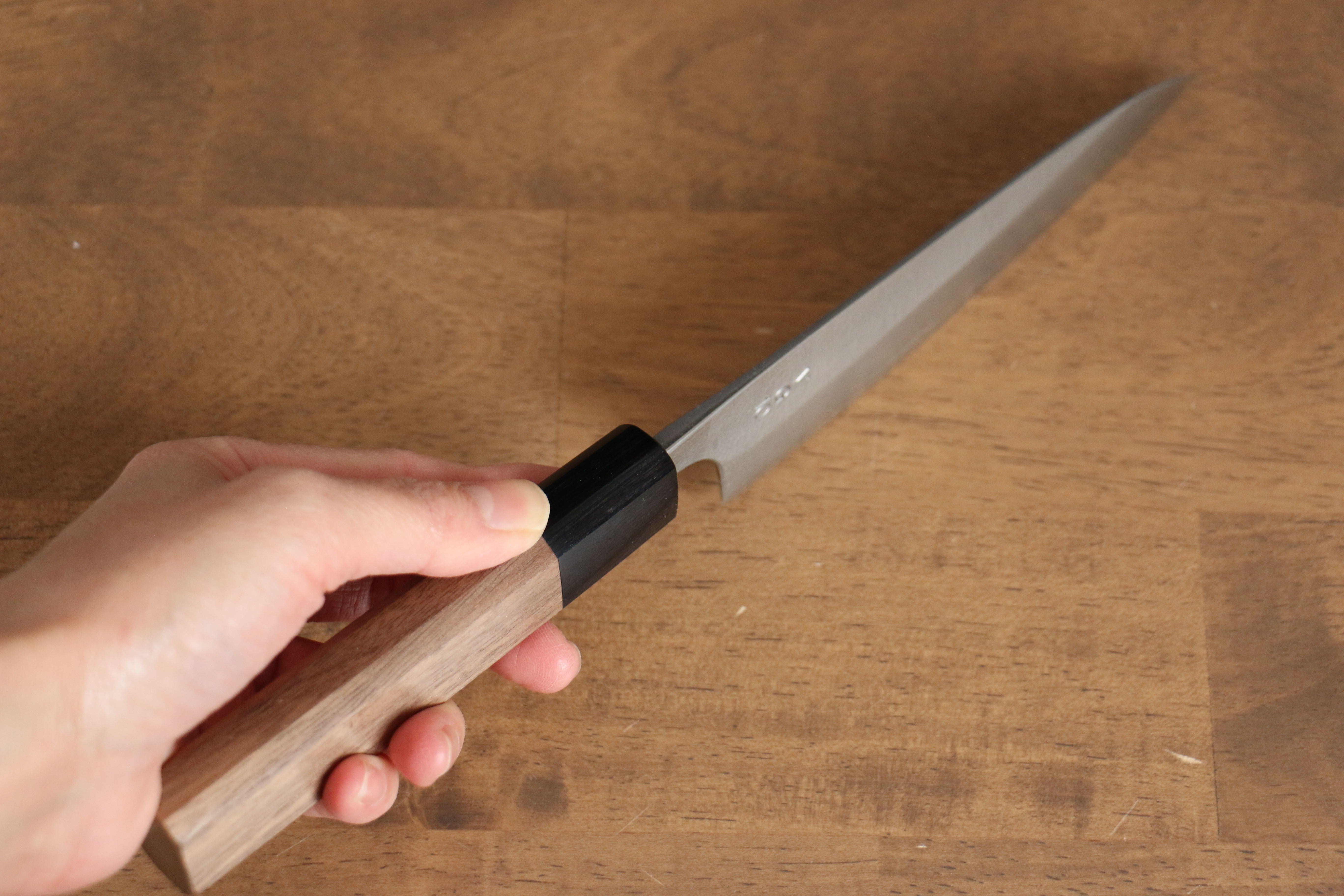 VG10 Damascus Nashiji Petty Knife 140mm - Japanese Utility Knife with Walnut Handle for Slicing, Peeling & Precision Cutting - Perfect for Home Chefs & Professional Kitchens
