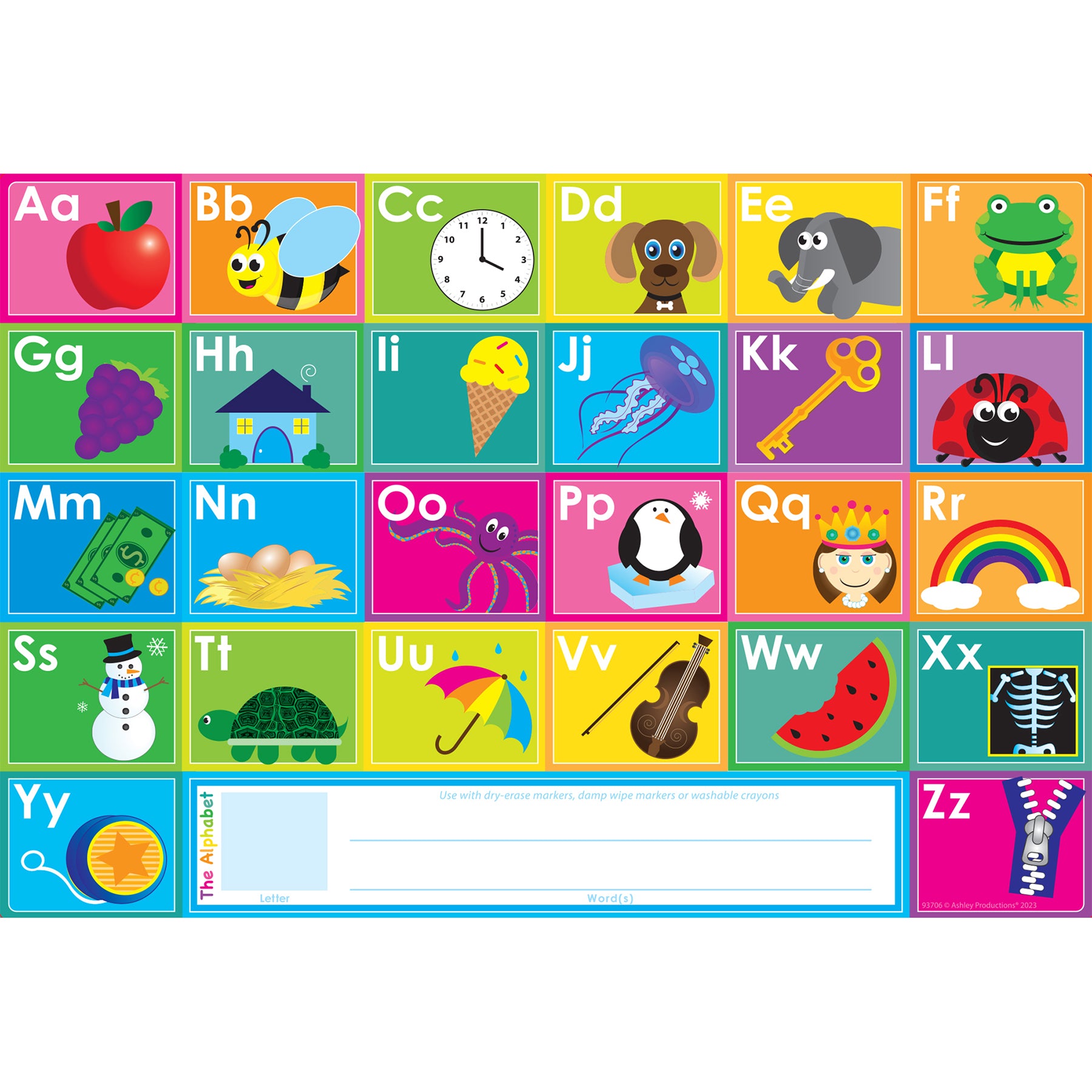 Smart Poly ABC's Learning Placemat for Kids - 13
