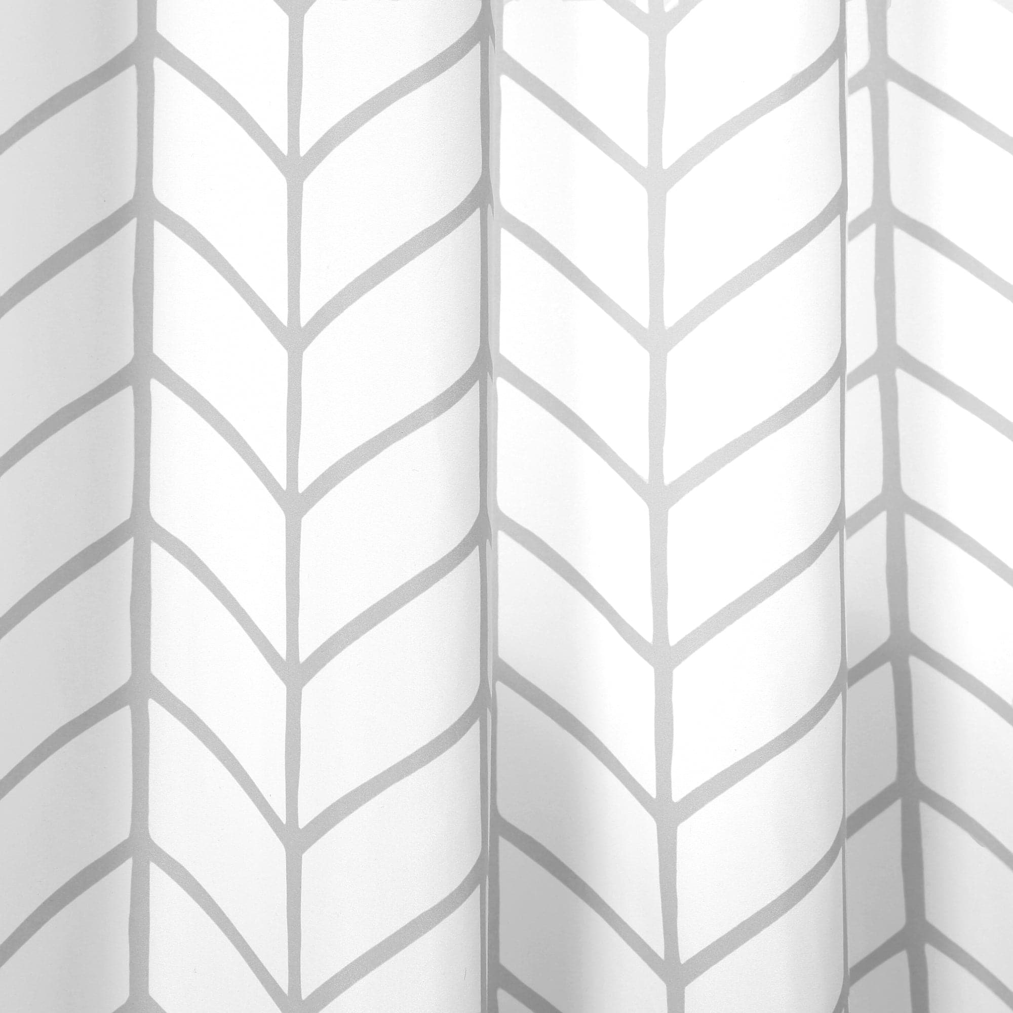 Calia Chevron Geo Window Curtain Panels Set - Stylish Chevron Pattern Blackout Curtains for Living Room & Bedroom - Elegant Home Decor for Privacy & Light Control