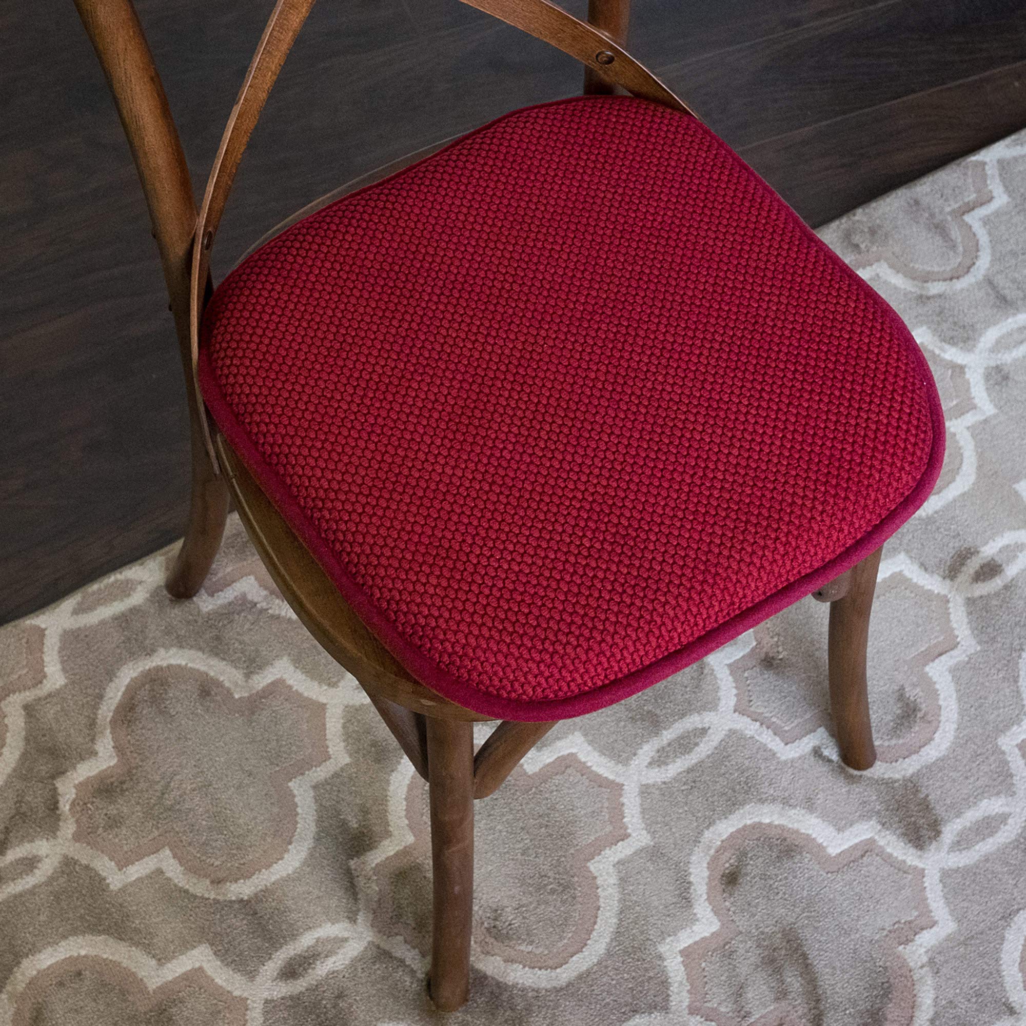 Sweet Home Collection Memory Foam Chair Cushions - 16