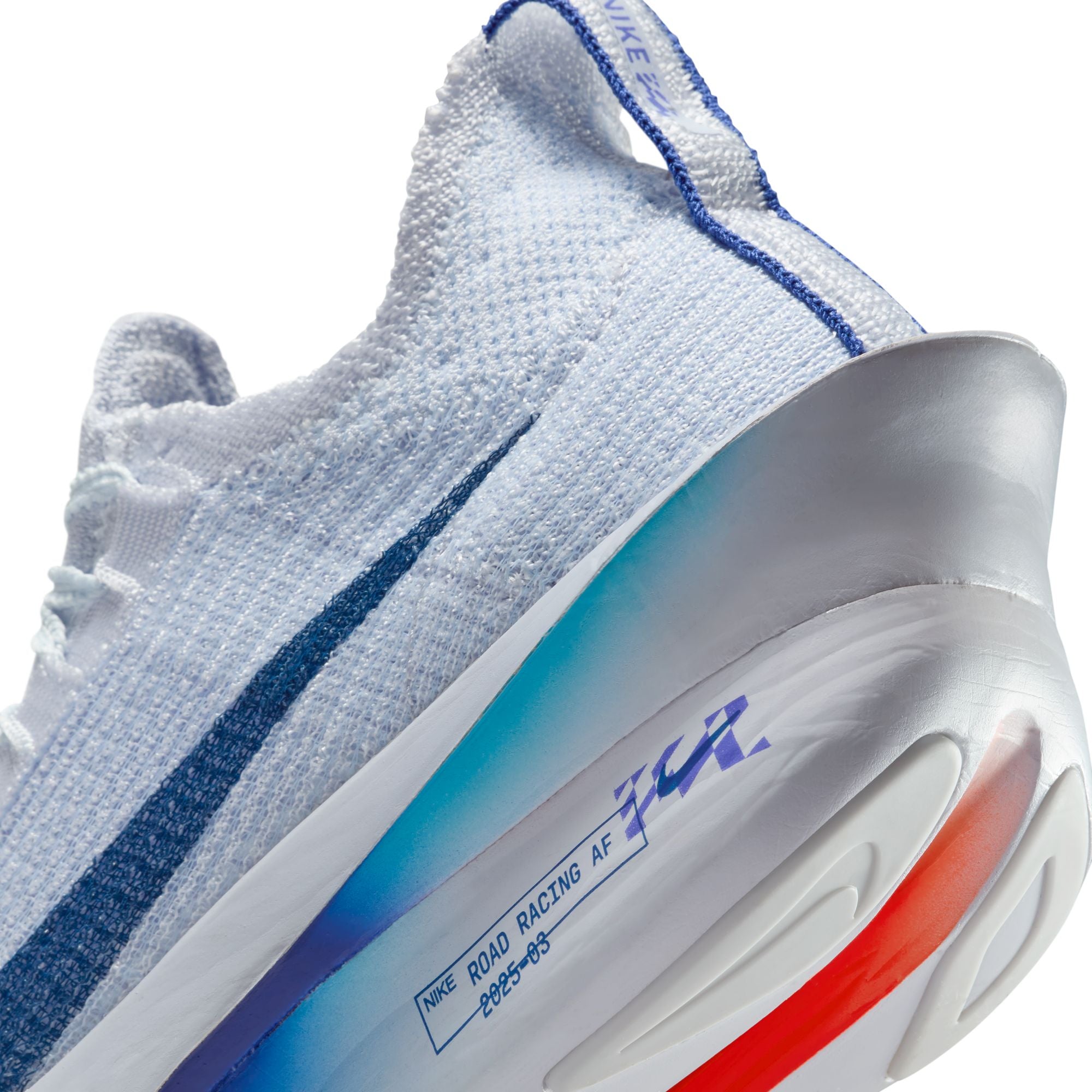 Nike Women's Alphafly 3 Running Shoes - Football Grey/Blue Void Ghost - Lightweight Cushioned Road Racing Sneakers for Marathon Training & Long Distance Running