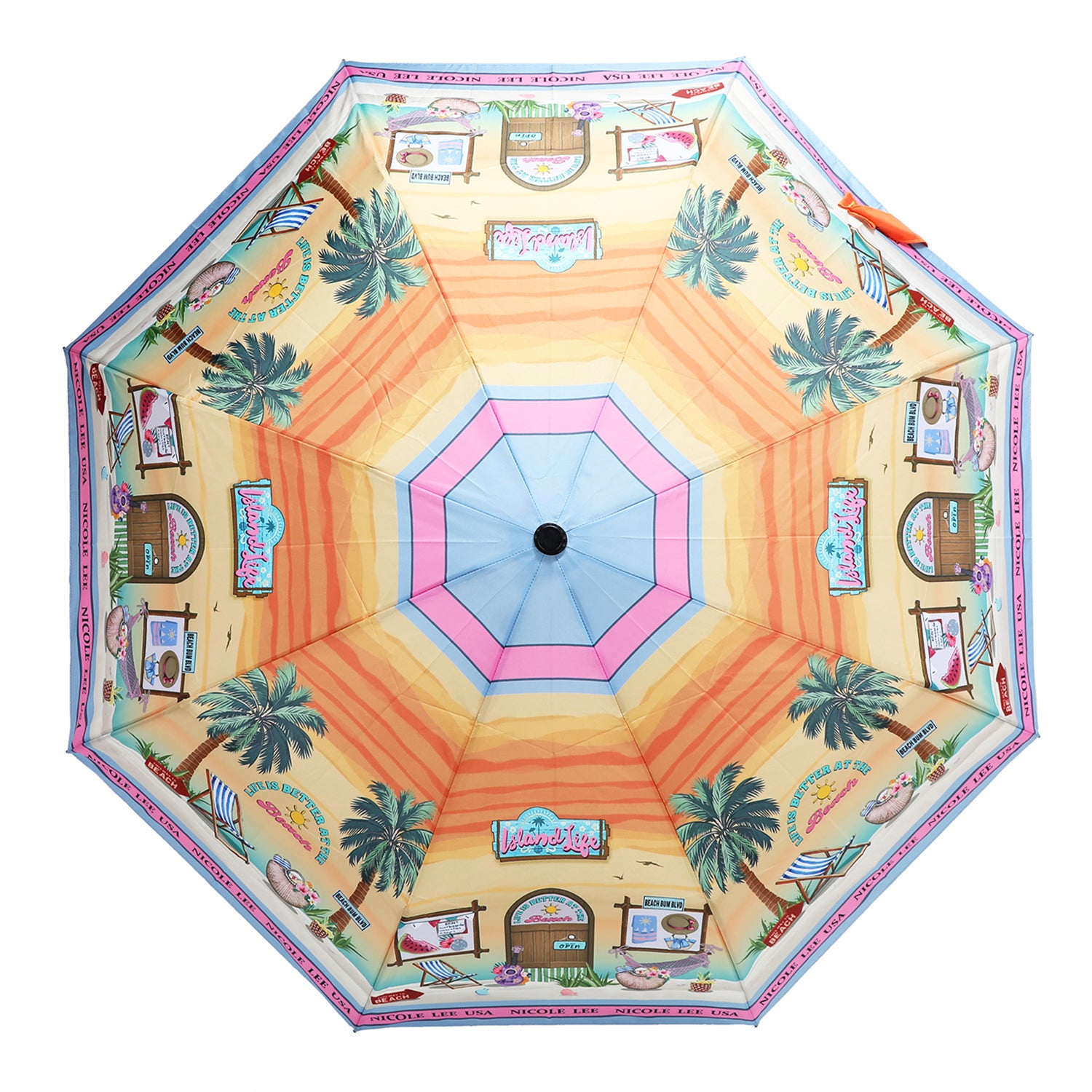 Compact Travel Umbrella - Windproof & Waterproof Folding Umbrella for Men & Women - Perfect for Commuting, Hiking & Outdoor Adventures