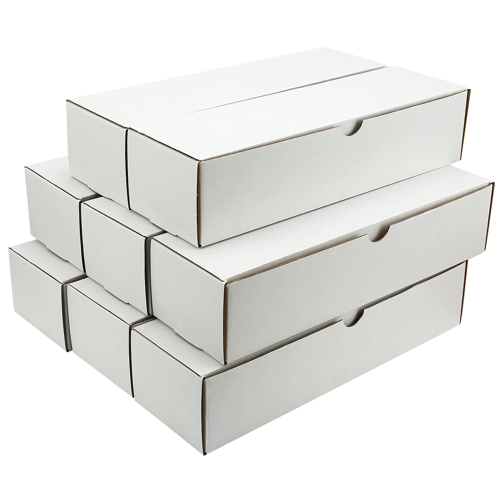 Premium 8-Pack Trading Card Storage Box - Holds 800 Standard Sports & Collectible Cards (Baseball, Football, Basketball, Gaming) - Durable Cardboard Organizer for Collectors, Players & Enthusiasts - Perfect for Home Display, Tournament Transport & Long-Term Collection Preservation