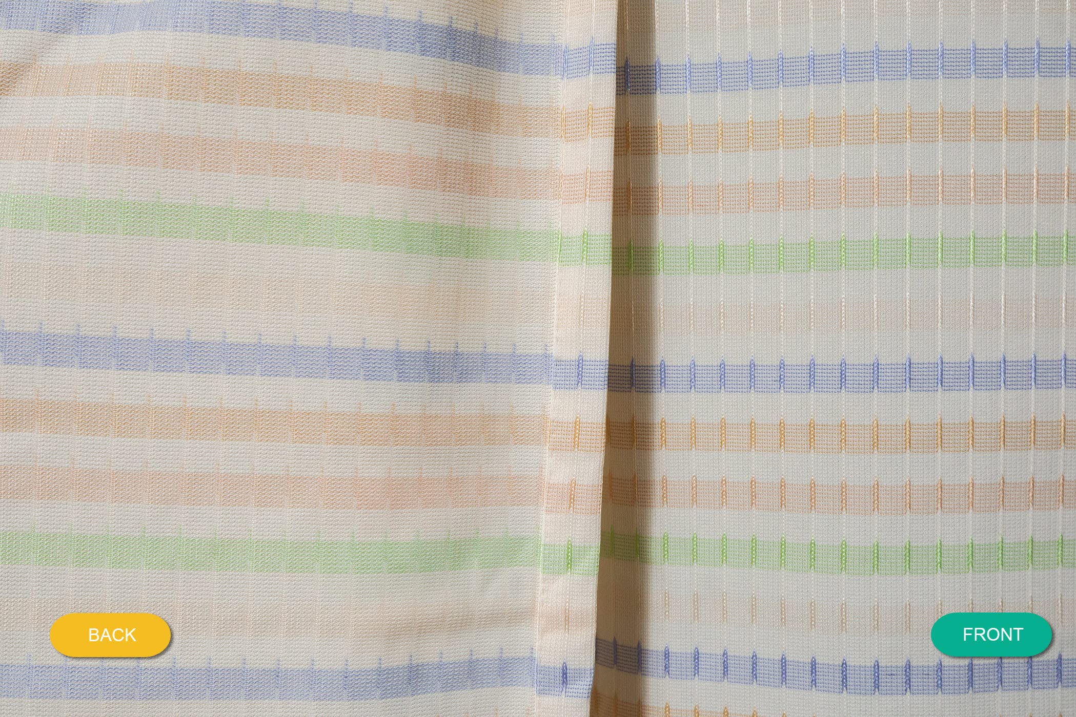 Flame Resistant Hospital Privacy Curtain - 9' x 8' Medical Bed Divider with Grommets & Mesh Top | Machine Washable, Durable & Fire Retardant for Patient Rooms, Clinics & Healthcare Facilities