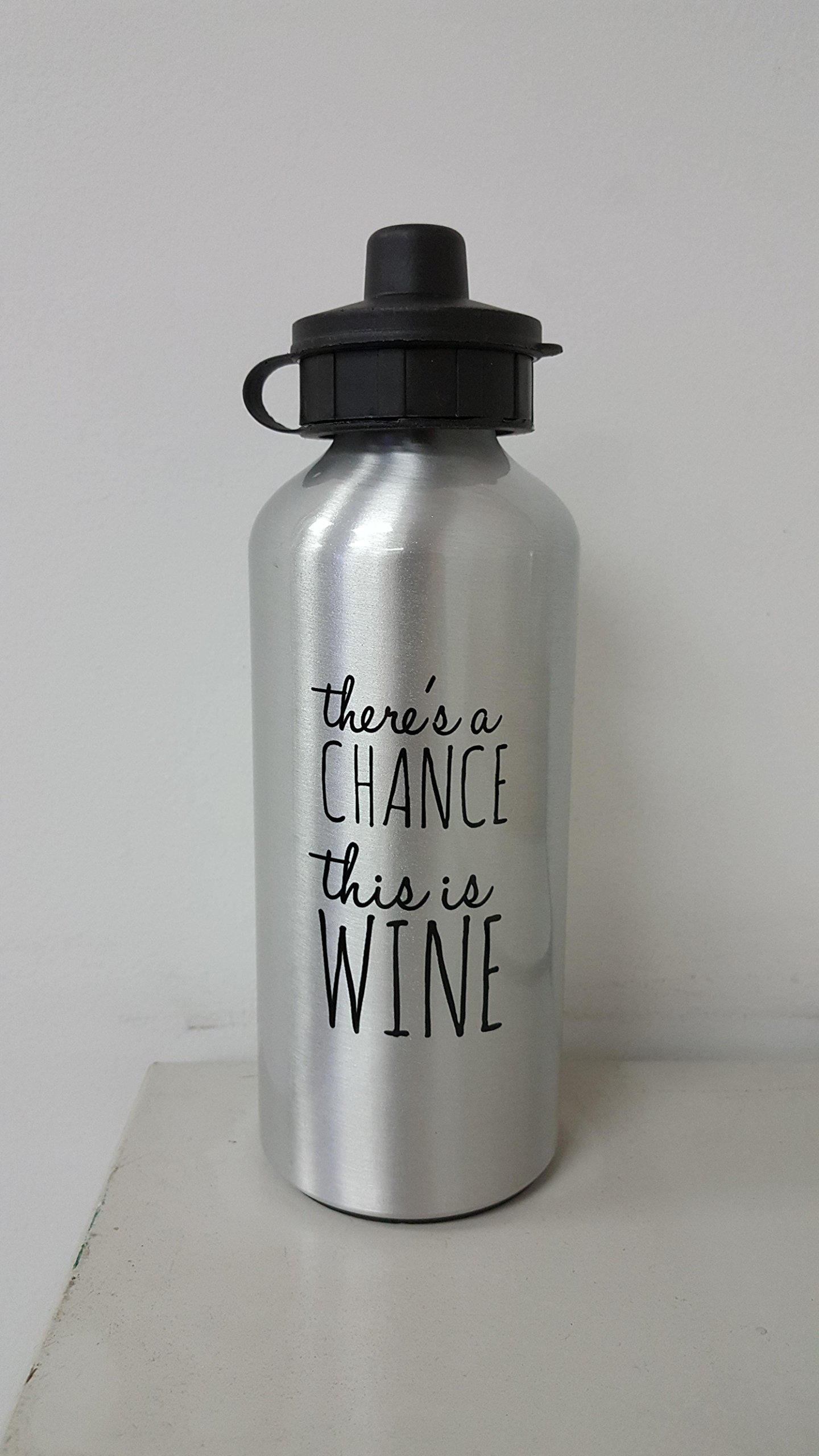 Funny Water Bottle - Looks Like Wine - Perfect for Office Pranks, Gym & Outdoor Activities