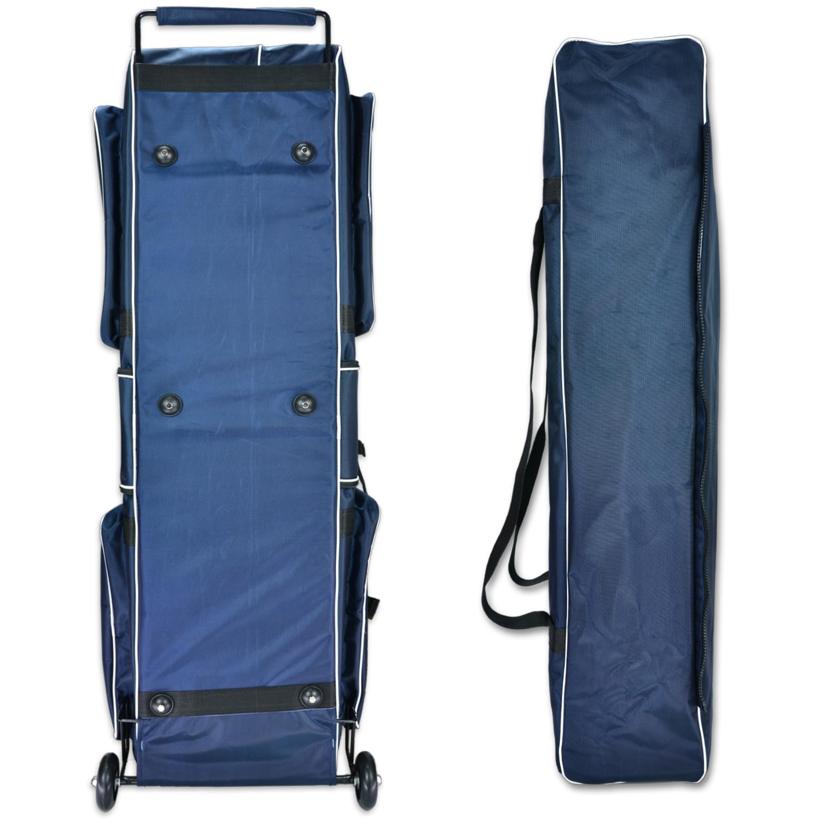 Competition Rolling Fencing Bag with Wheels & High-Top Weapon Storage - Durable Draw-bar Design for Easy Transport - Perfect for Tournaments, Practice & Equipment Organization