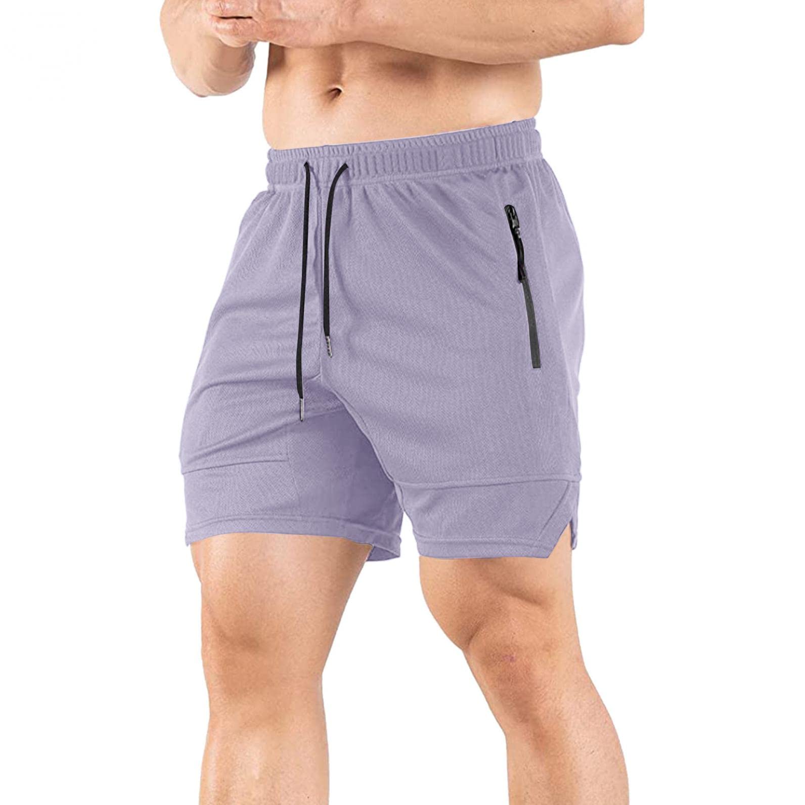 **Men's Athletic Shorts with Pockets - Comfortable Workout & Casual Shorts with Flex Waistband for Summer - Perfect for Gym, Running, Travel & Outdoor Activities**