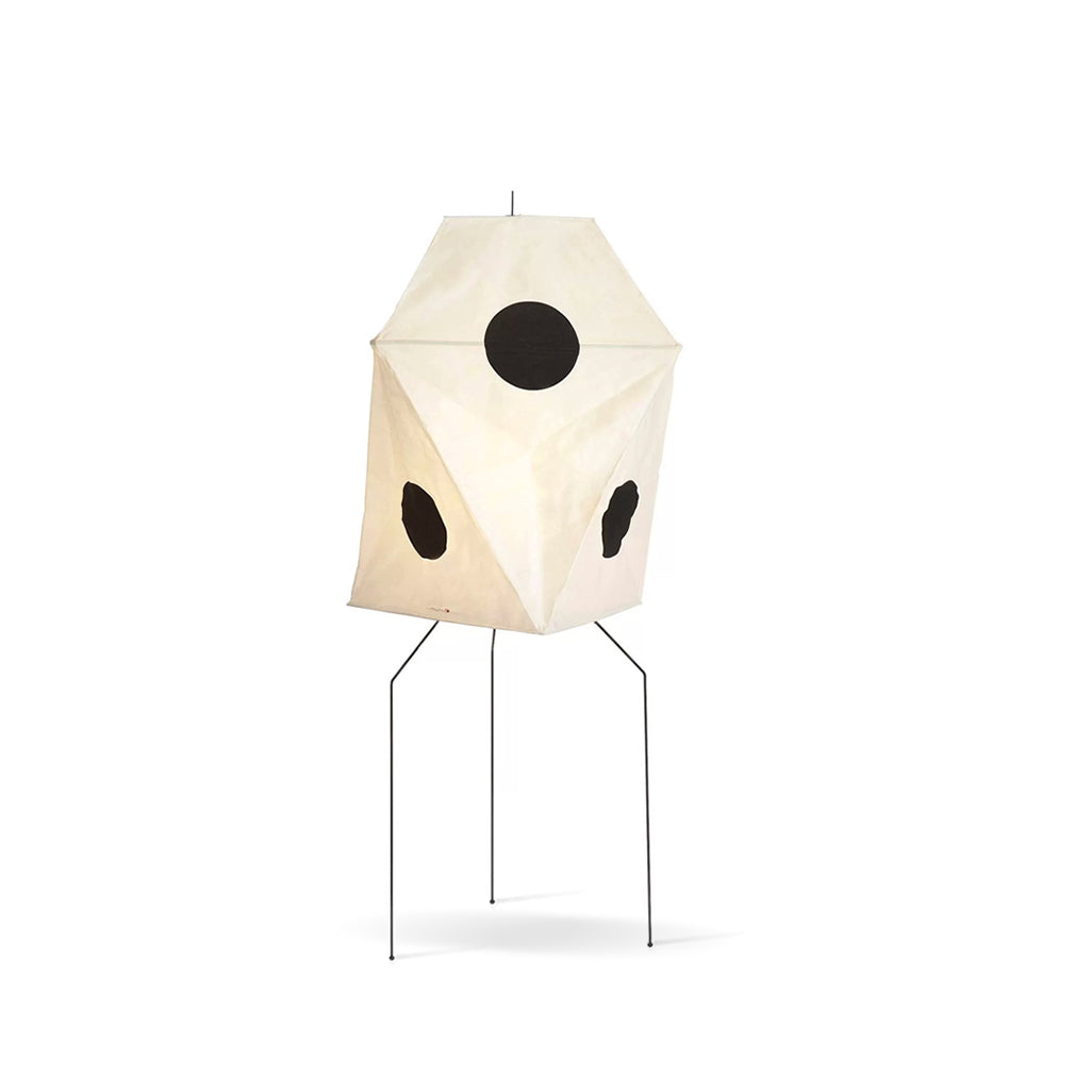 Akari UF3 Q Floor Lamp - Modern Japanese Paper Light for Living Room, Bedroom & Office - Warm Ambient Lighting for Home Decor & Relaxation