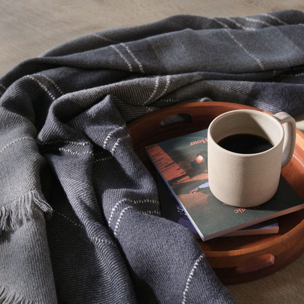 Soft & Cozy Alpaca Wool Throw Blanket - Luxurious Handmade Alpaca Fiber Blanket for Bed, Couch & Home Decor - Perfect for Winter Warmth & Gift Giving