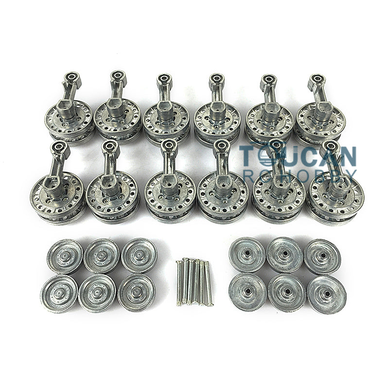 Henglong 1/16 Scale Soviet KV-1 RC Tank Spare Parts - Metal Idlers, Sprockets, Road Wheels & Tracks (Model 3878) | Durable Replacement for Tank Upgrades & Battlefield Repairs