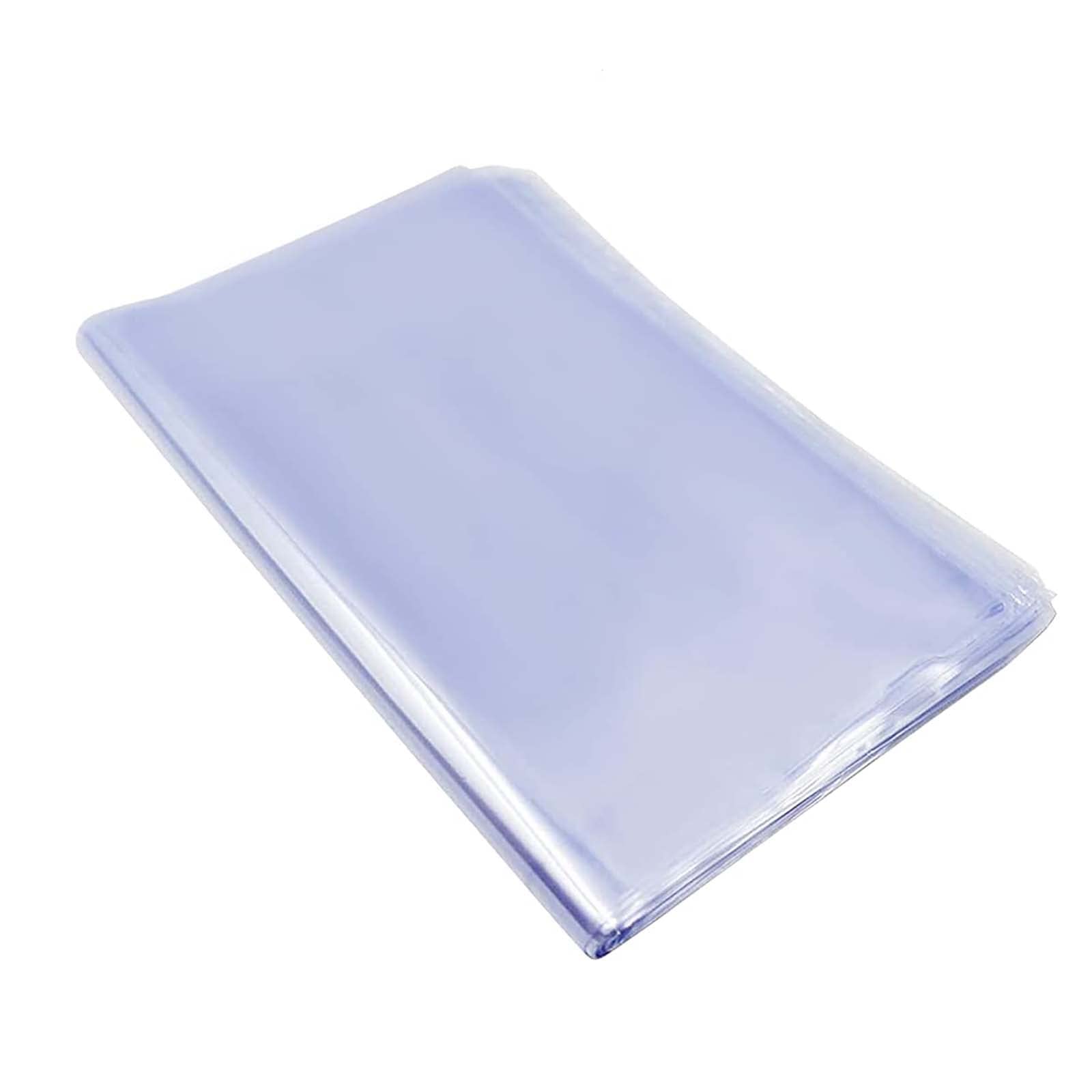 LUVEHANDICRAFT PVC Heat Shrink Wrap Bags 50x80cm & 60x70cm - 100 Pcs Transparent Plastic Storage for Embellished Items | Extend Product Life | Perfect for Gift Wrapping, Craft Storage & Shipping Protection