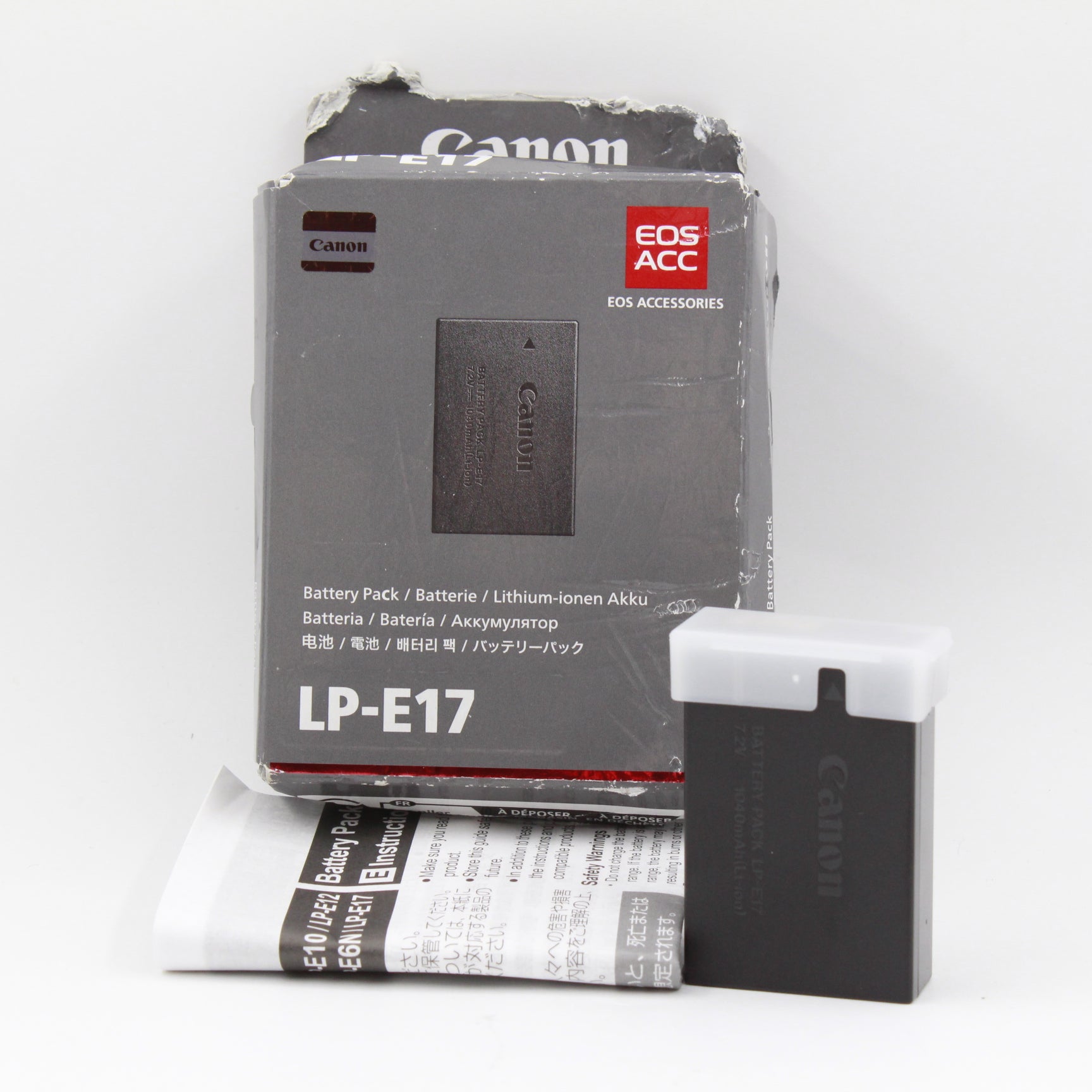 Open Box Canon LP-E17 Battery for EOS Rebel T7, SL3, T100, M50 & More - Perfect for Travel, Vlogging & Photography