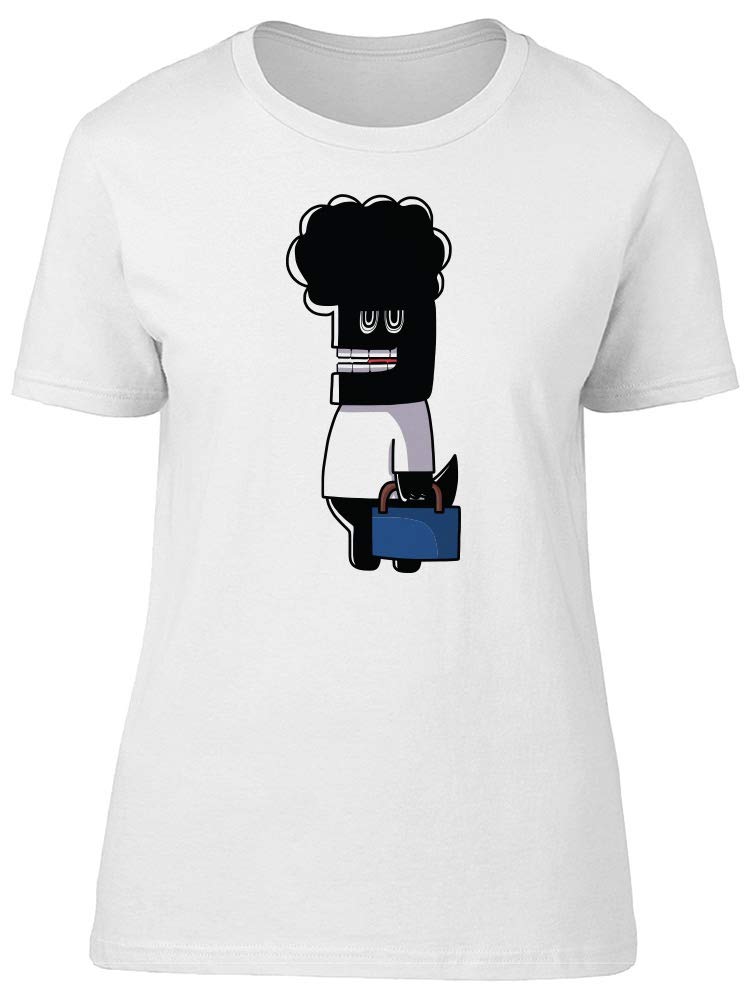 Men's Black Monster Graphic T-Shirt for Business Casual Wear - Comfortable Cotton Tee for Office, Outings & Everyday Style