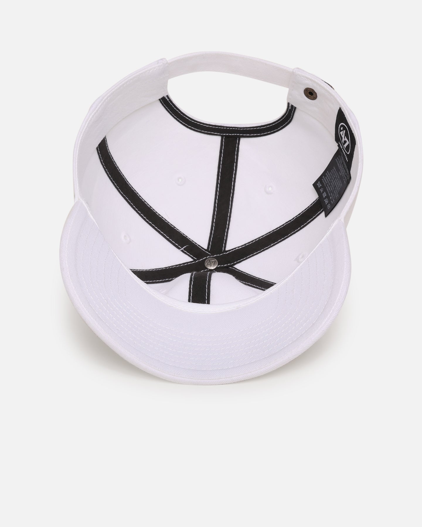 47 Brand Schnauzer Dog Collection Adjustable Strapback Hat - White | Stylish & Comfortable for Outdoor Activities, Casual Wear & Pet Lovers