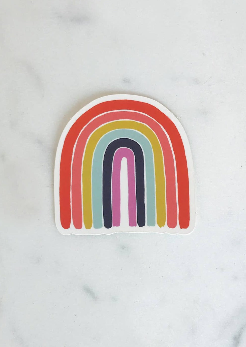 Idlewild Co Rainbow Stickers - Colorful Decorative Vinyl Stickers for Laptops, Water Bottles, Notebooks & DIY Crafts