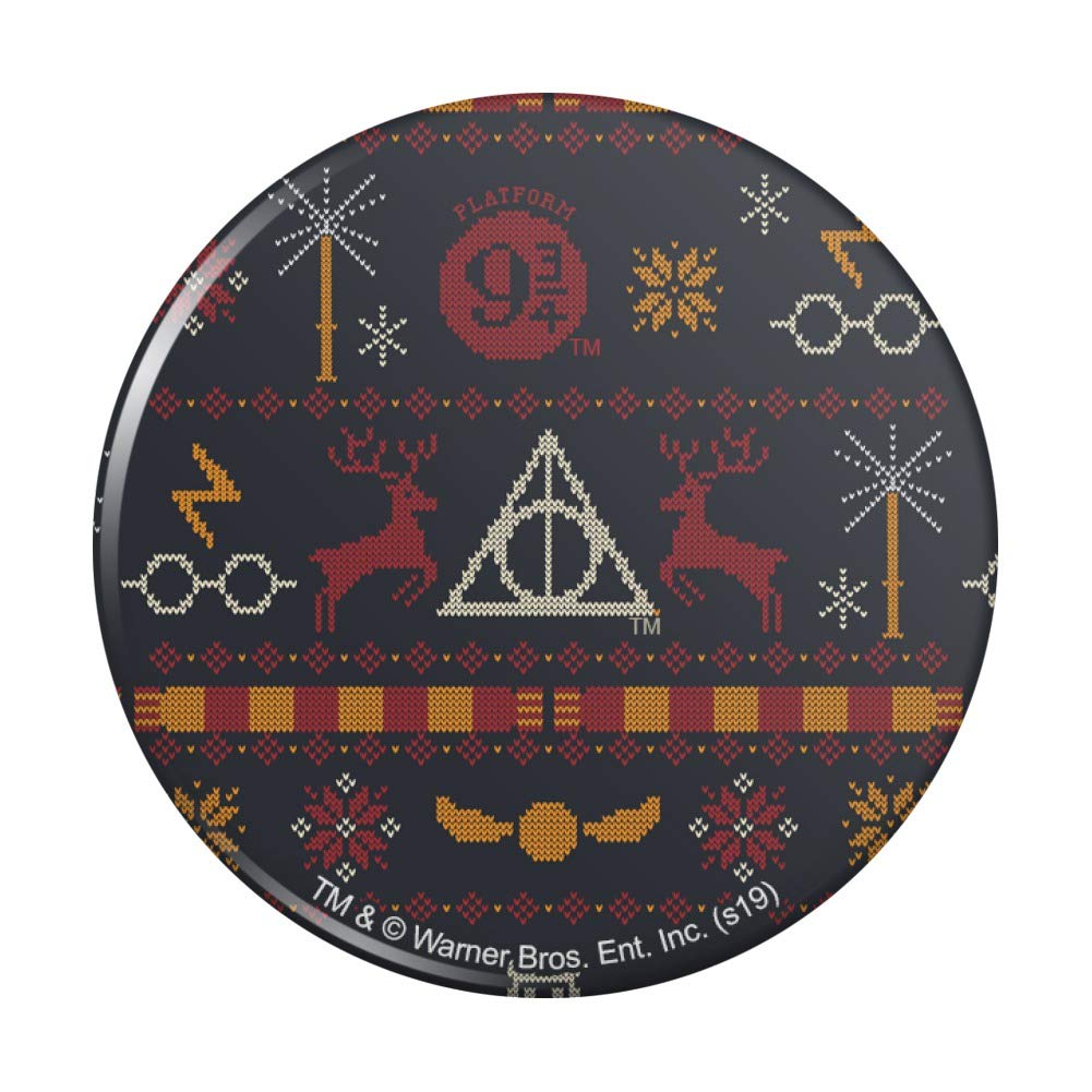 Harry Potter Inspired Knit Sweater Pattern Kitchen Fridge Magnet - Perfect for Refrigerator, Locker & Office Decor - Great Gift for Fans & Home Organization