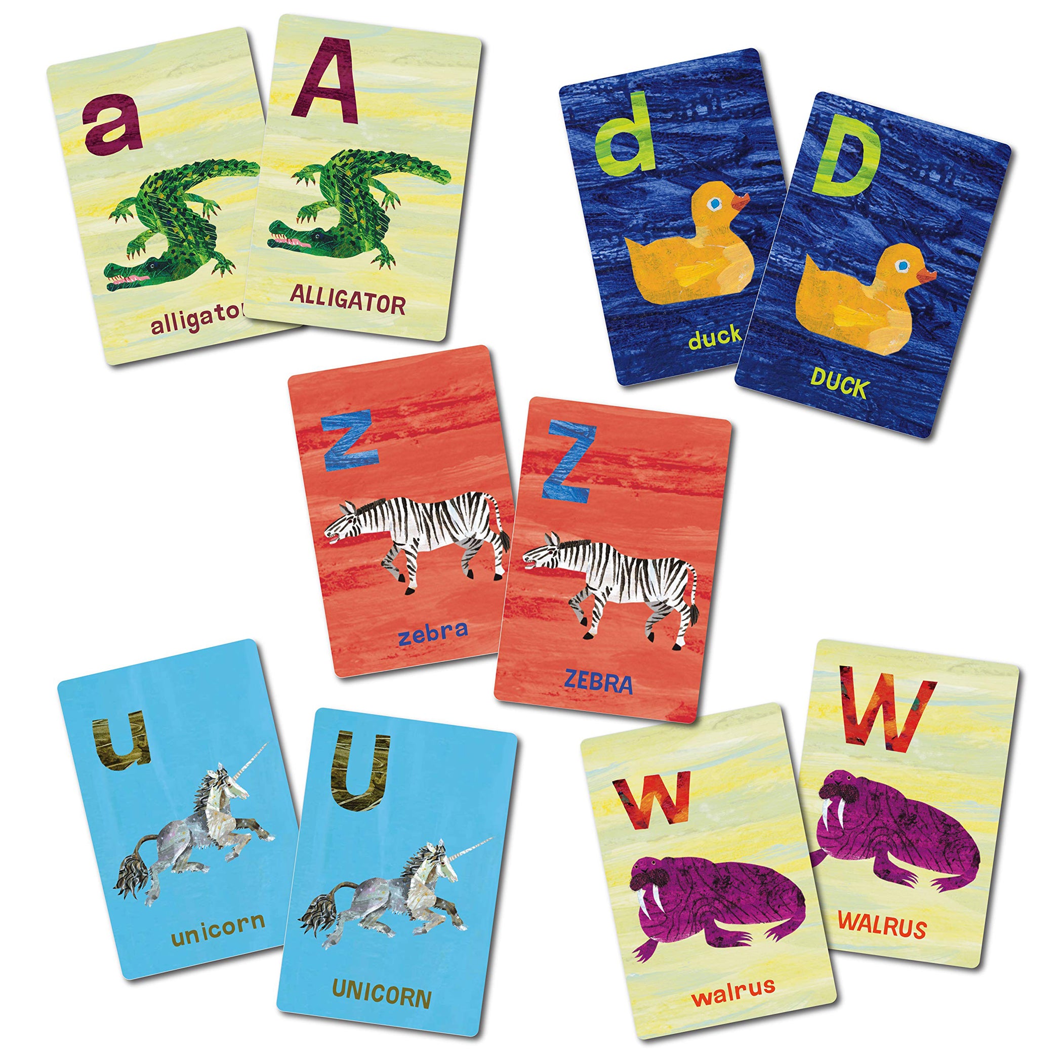 Briarpatch Eric Carle Alphabet Go Fish Card Game - Educational ABC Learning Toy for Kids Ages 3+ - Pack of 3 - Perfect for Preschool Classroom, Family Game Night & Travel Activities