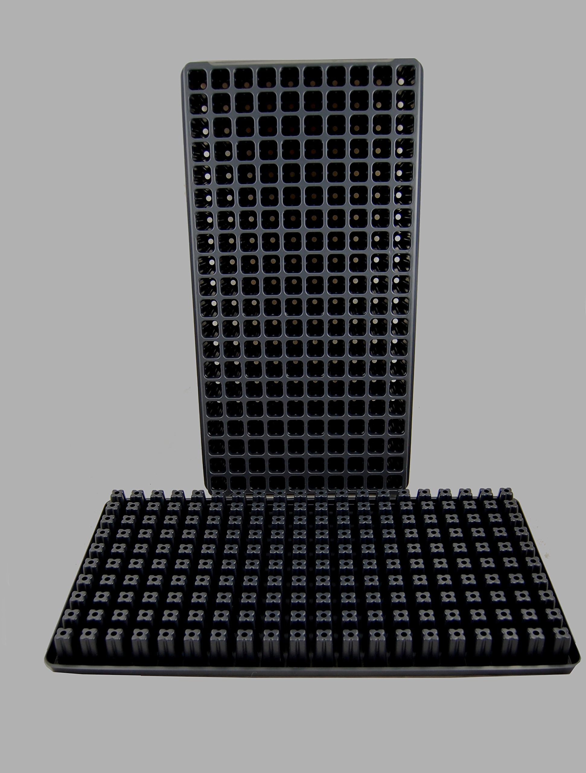 Grower's Solution 200-Cell Plug Seed Trays for Seed Starting - 5 Pack | Ideal for Indoor Gardening, Greenhouse Planting & Hydroponics