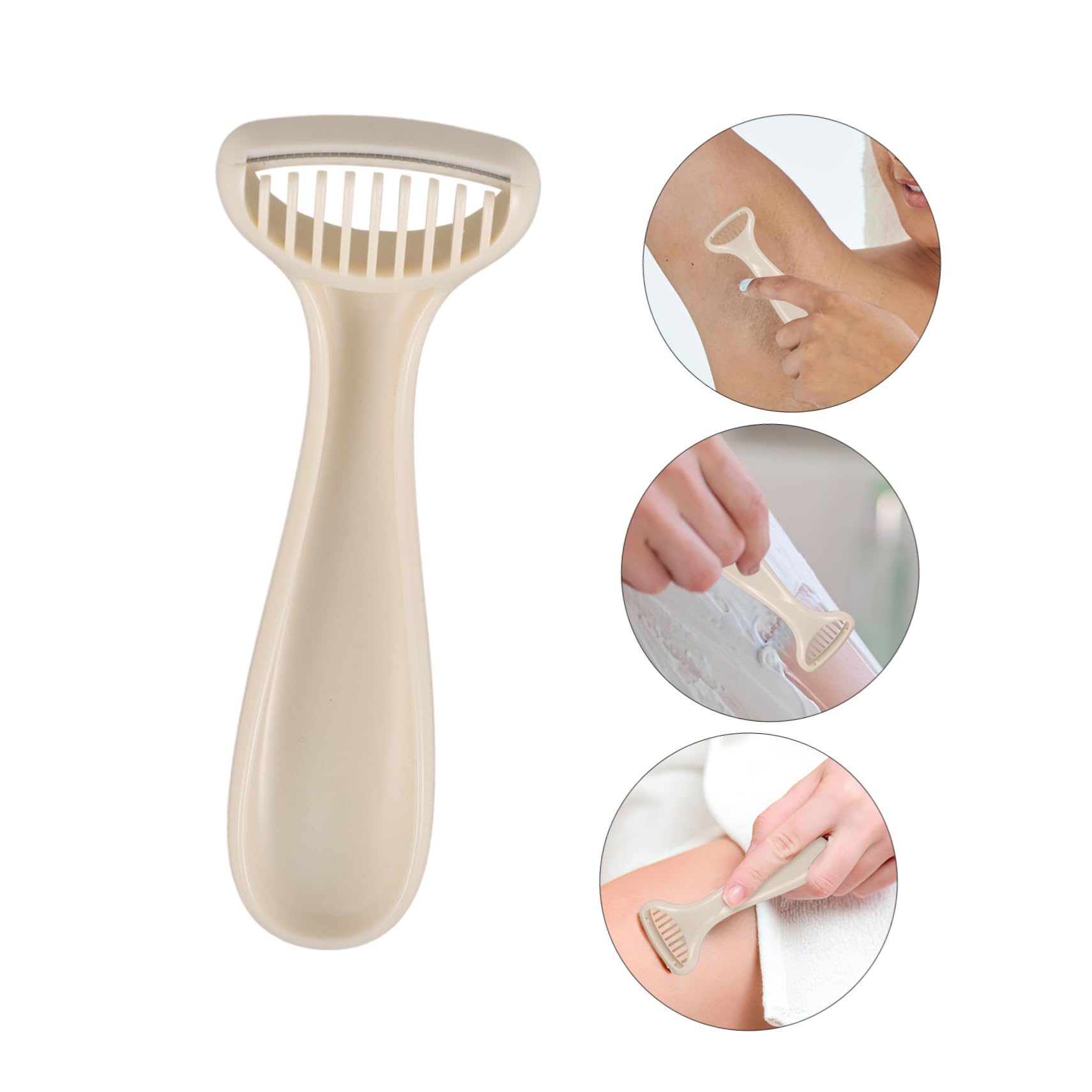 FOMIYES Women's Hair Removal Trimmer - Stainless Steel & ABS Body Hair Trimmer for Smooth Skin - Perfect for Bikini Line, Legs, Underarms & Facial Hair Removal at Home