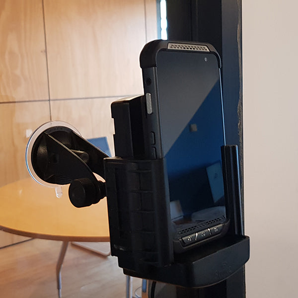 Point Mobile PM85 Car Cradle Holder - Universal Smartphone Mount for Safe Driving | Perfect for GPS Navigation, Hands-Free Calls & Road Trips