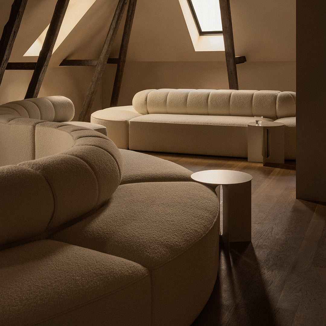 Modular Sofa Corner Sectional - Eave Seamline Design for Living Room, Lounge & Home Theater Seating