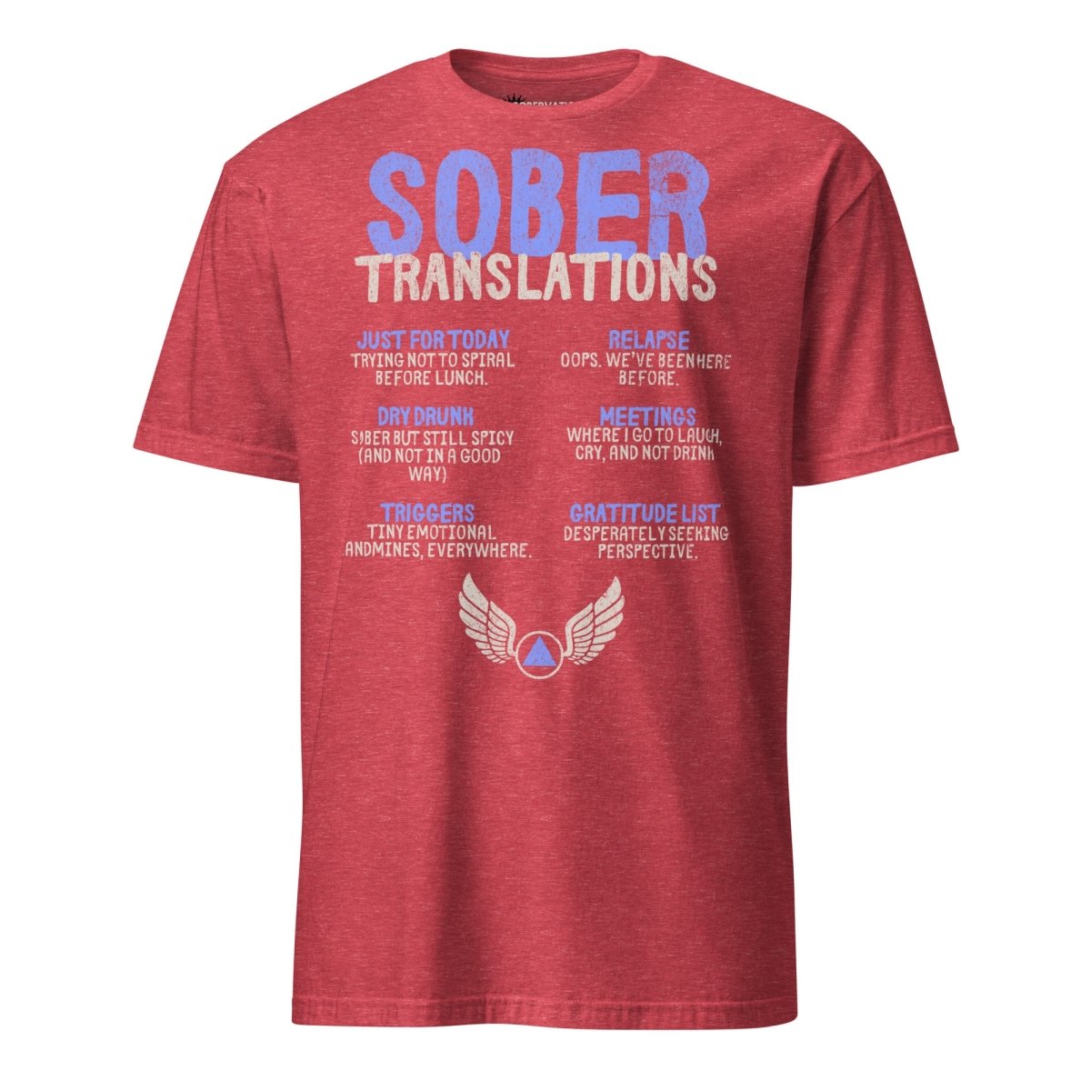 Sober Translations Vol. 2 Reimagined - Essential Unisex Recovery T-Shirt for Addiction Support & 12 Step Meetings | Comfortable AA NA Sobriety Apparel for Men & Women