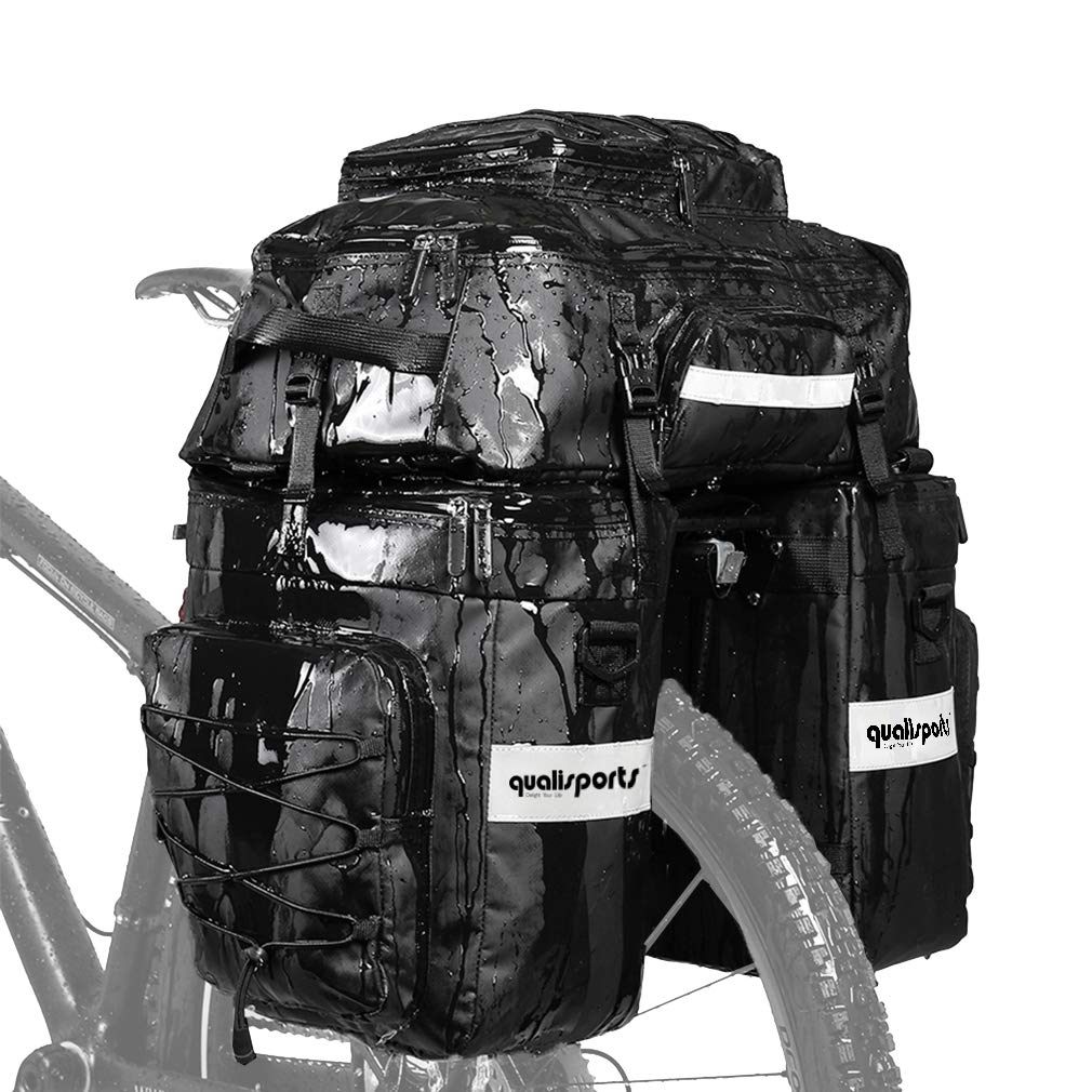 **Waterproof 3-in-1 Bike Rack Pannier Bag Set - E-Bike Saddle & Shoulder Bag, Laptop & Travel Cargo Bag - Durable Multifunctional Cycling Accessories for Commuting, Camping & Outdoor Adventures**
