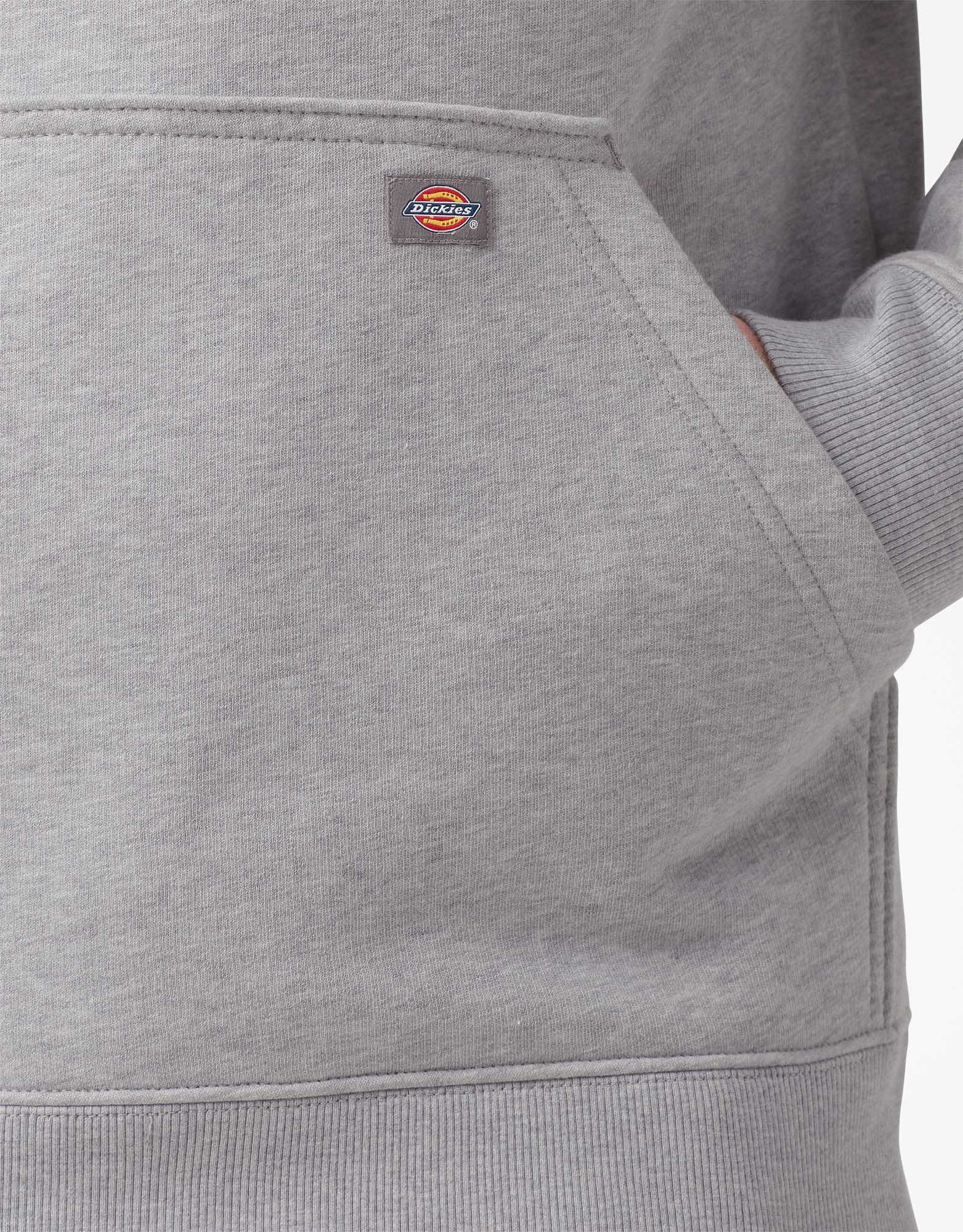Dickies Men's Water Repellent Hoodie with Logo Sleeve - Comfortable Fleece-Lined Pullover for Work, Outdoor & Casual Wear